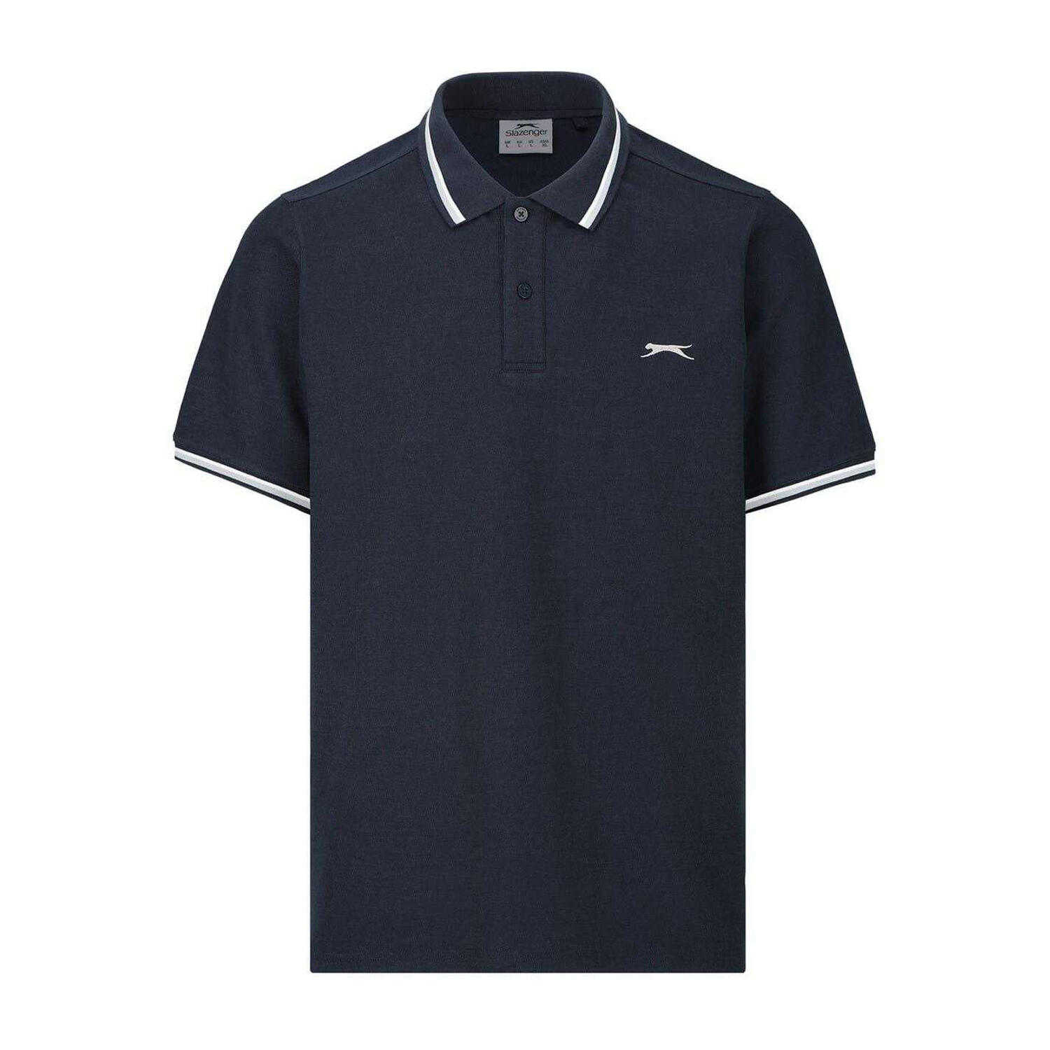Slazenger Mens Contrast Tipped Polo Shirt