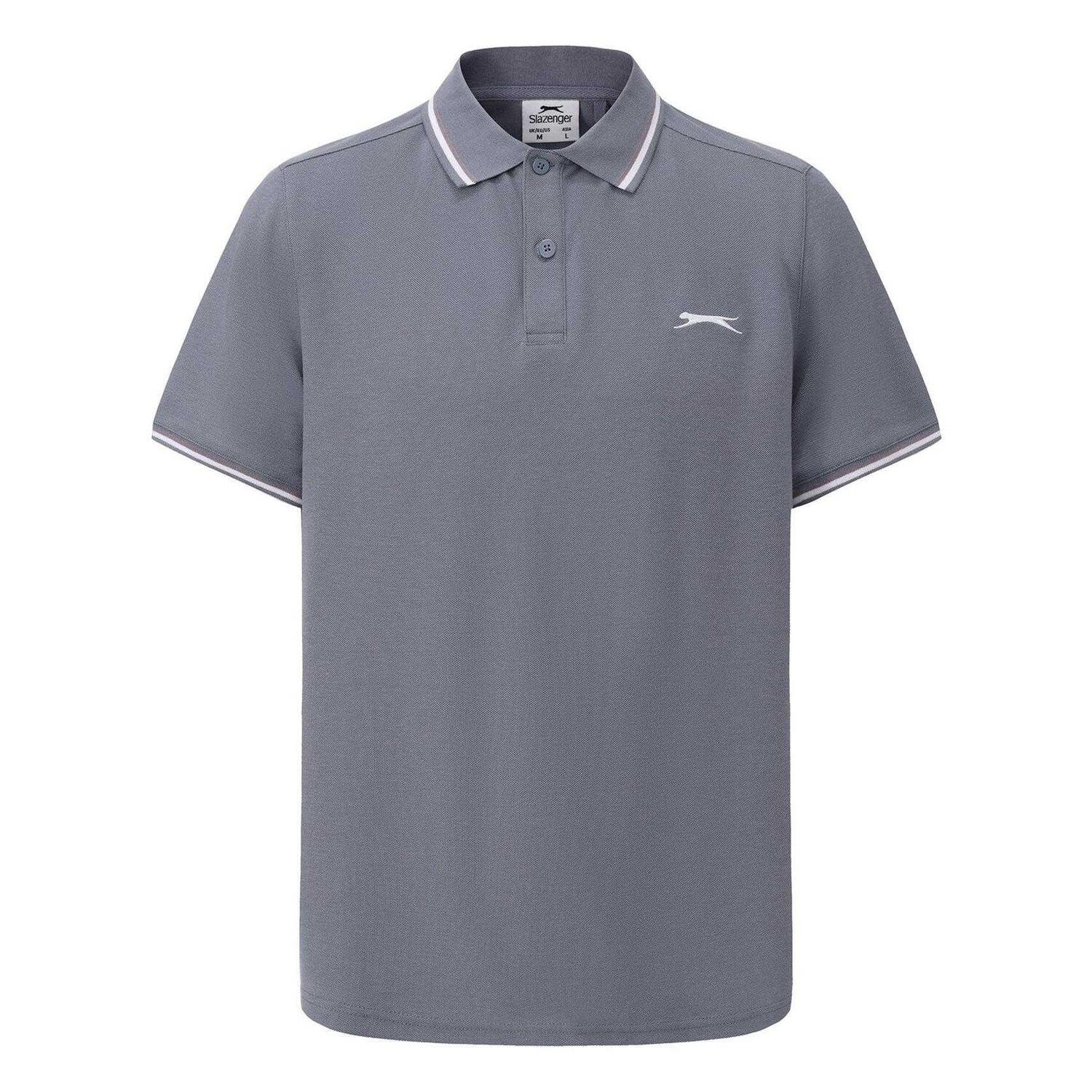 Slazenger Mens Contrast Tipped Polo Shirt