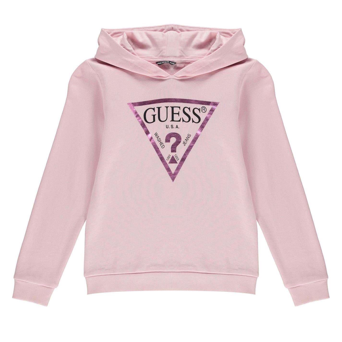 Guess Childrens/Kids Logo Cotton Hoodie