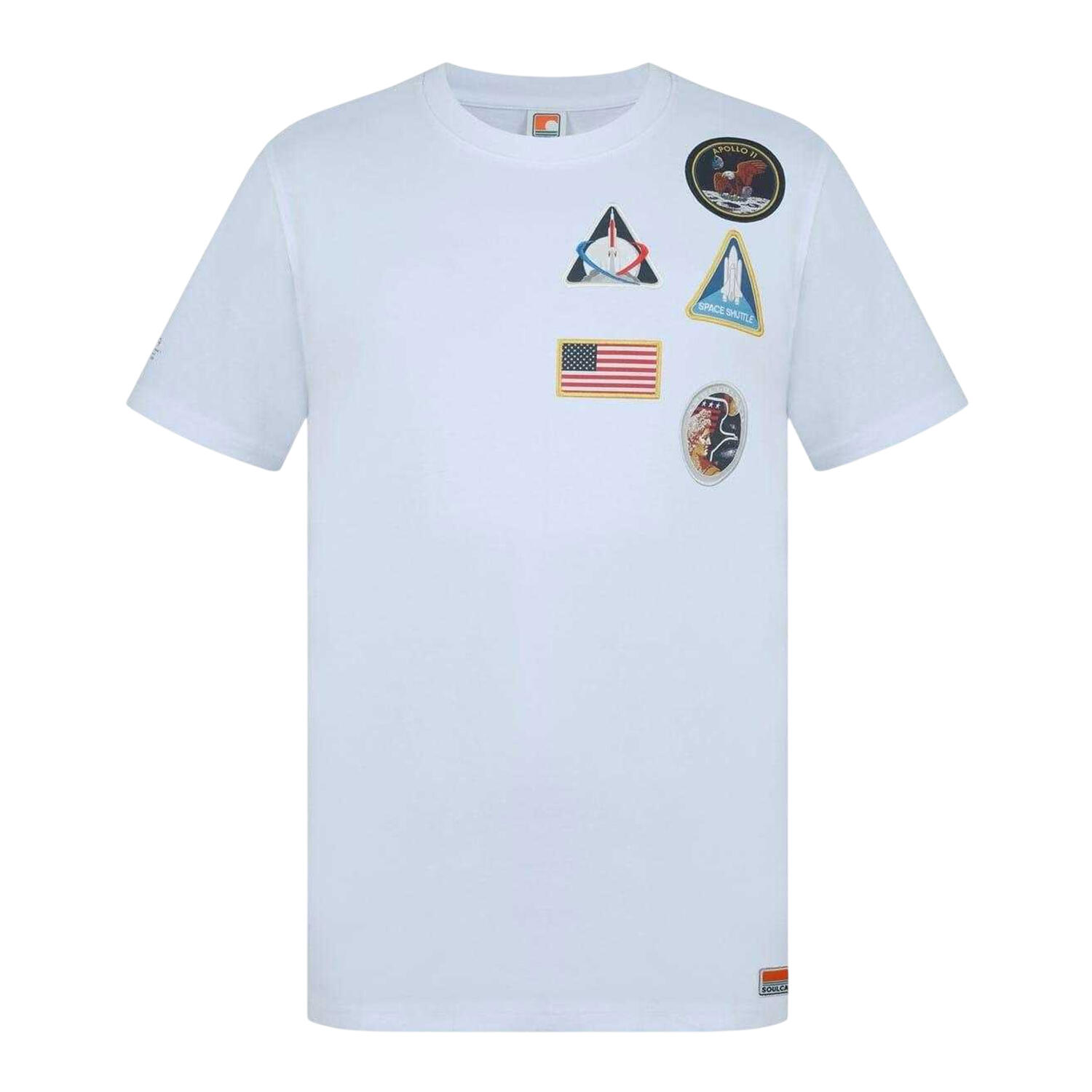 NASA Mens Patches Regular T-Shirt