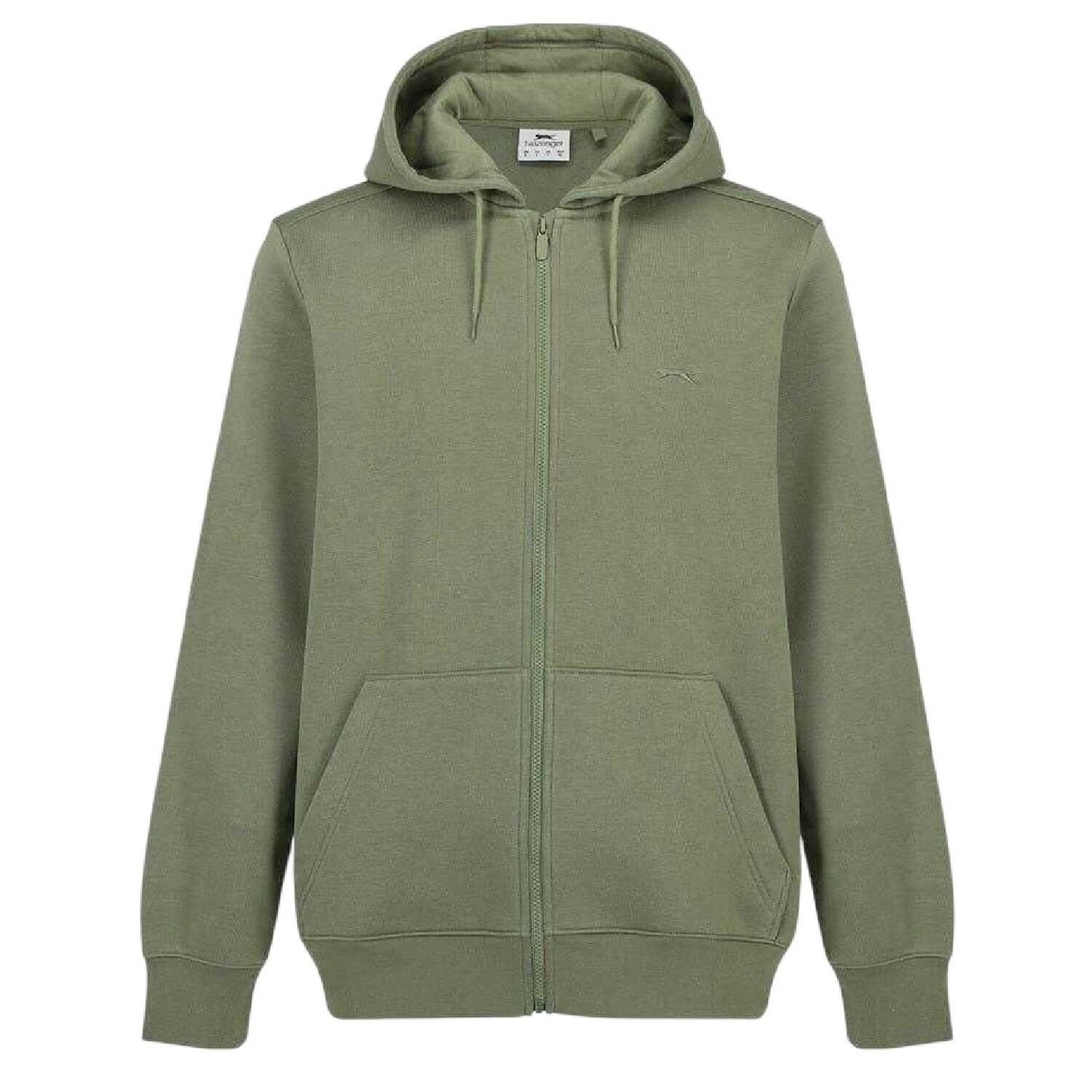Slazenger Mens Polycotton Full Zip Hoodie