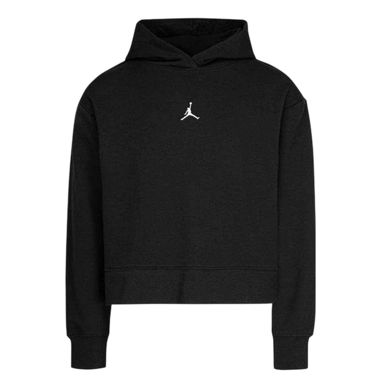 Nike Womens/Ladies Air Jordan Cropped Regular Long-Sleeved Crop Hoodie
