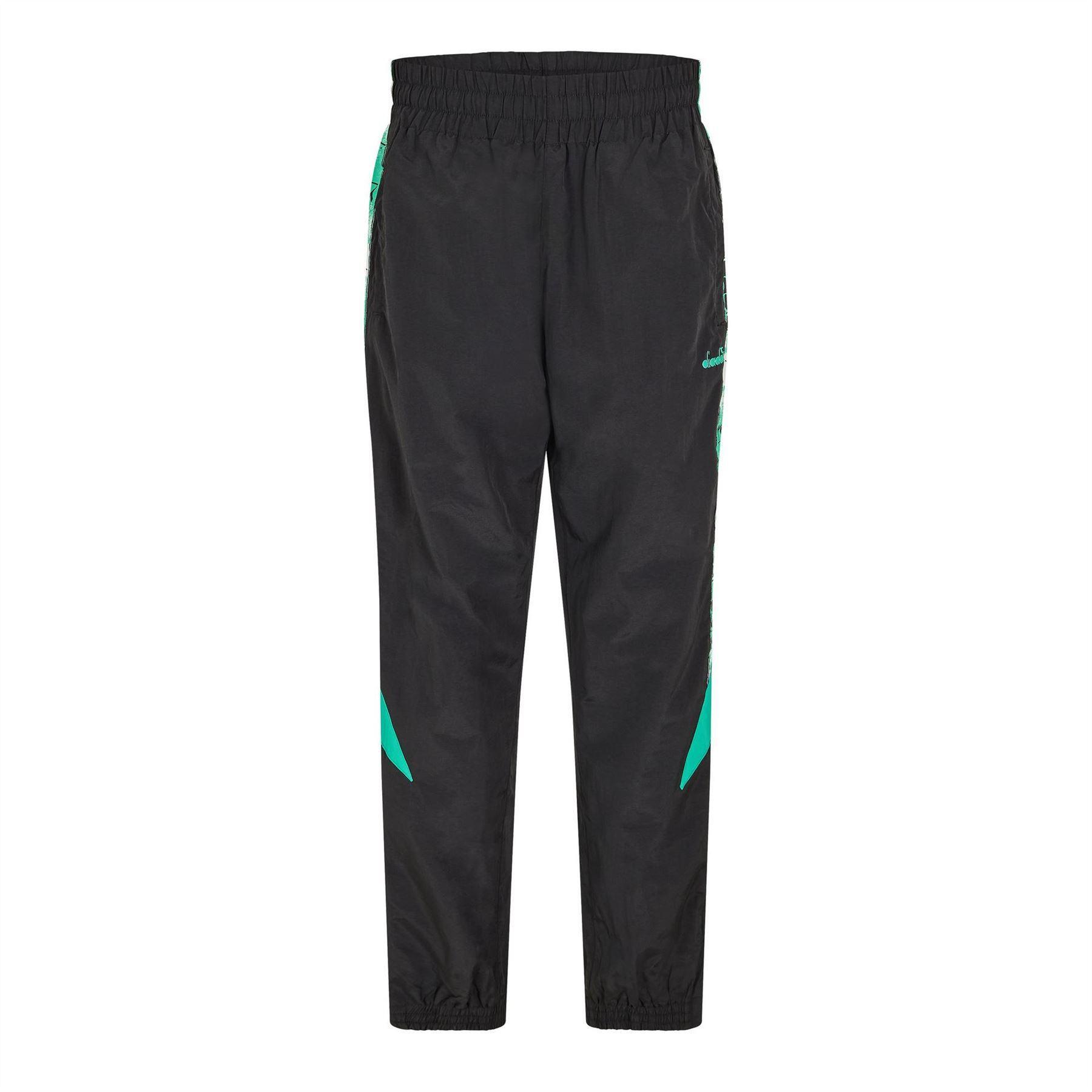 Diadora Mens Colour Block Tracksuit Bottoms