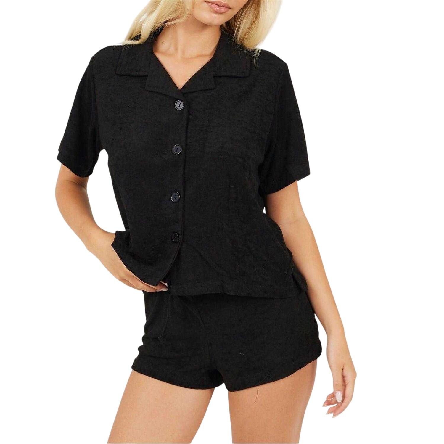 Brave Soul Womens/Ladies Collared Loungewear Set