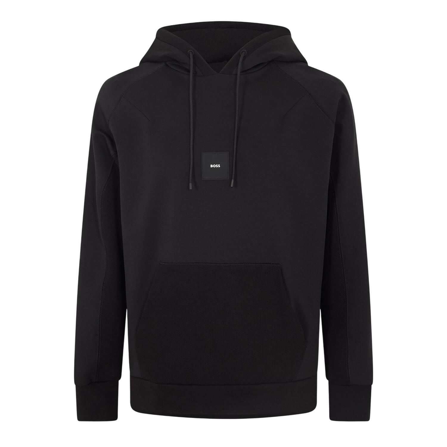 Boss Mens Snoody Ribbed Hoodie