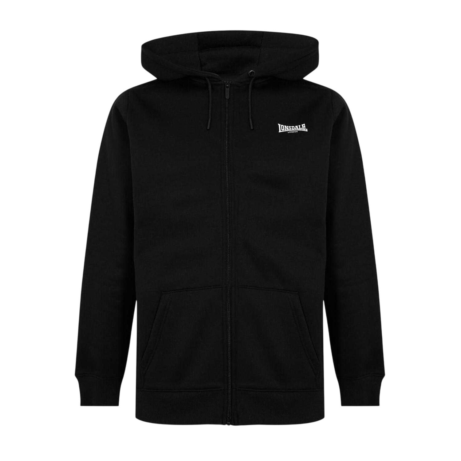 Lonsdale Mens Essential Regular Full Zip Hoodie