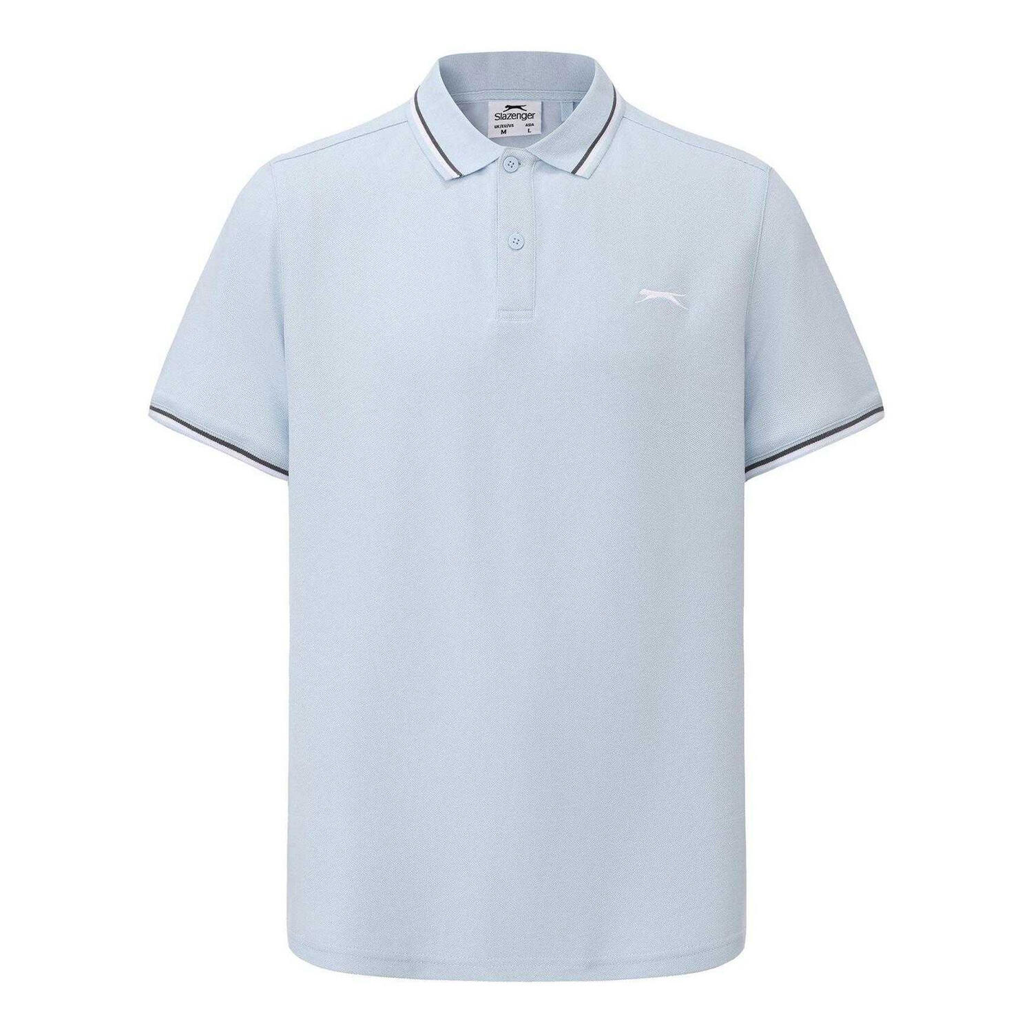 Slazenger Mens Contrast Tipped Polo Shirt