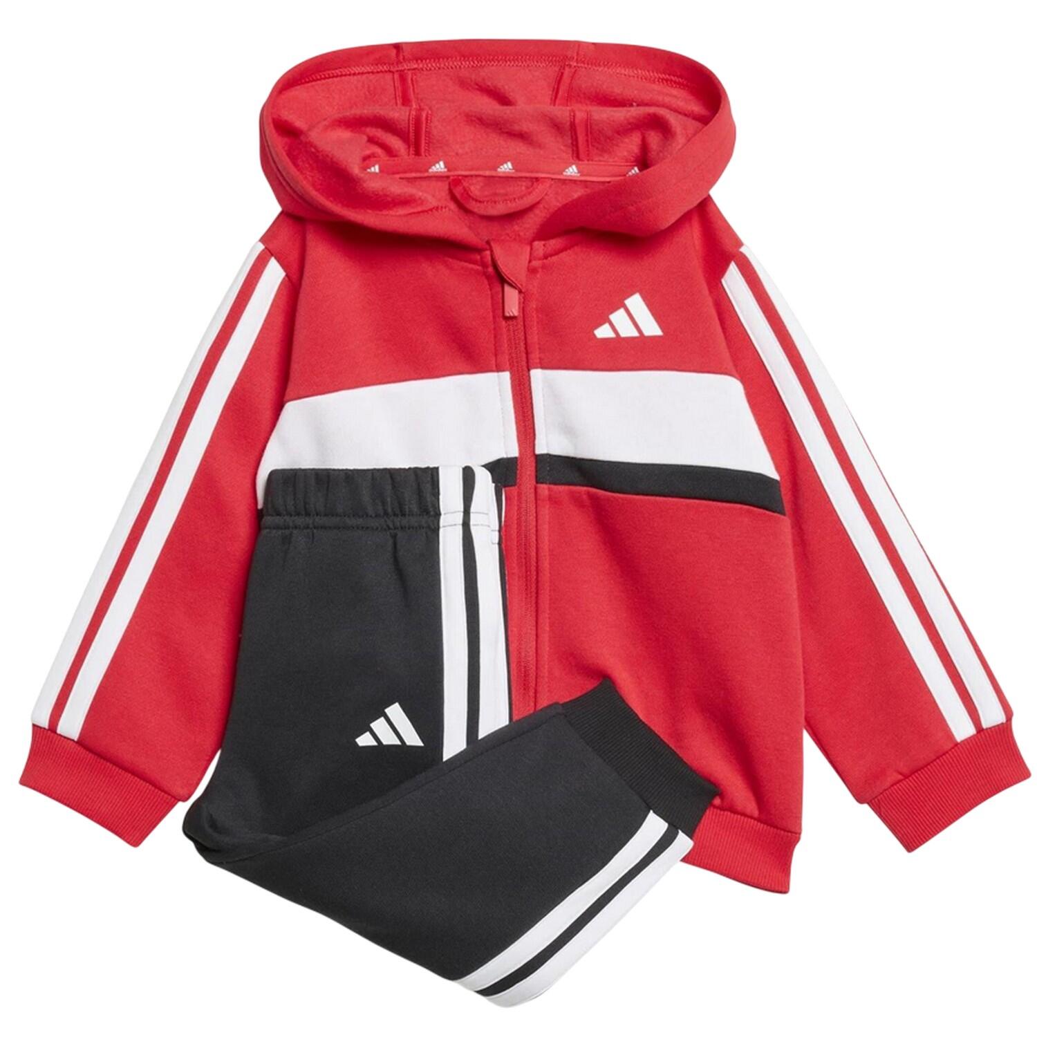 Adidas Toddler Fleece 3 Stripes Tracksuit