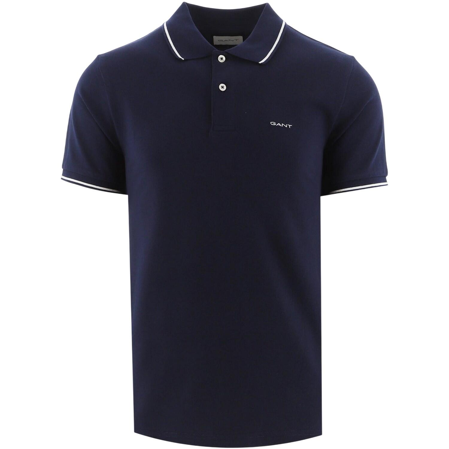 Gant Mens Embroidered Pique Polo Shirt