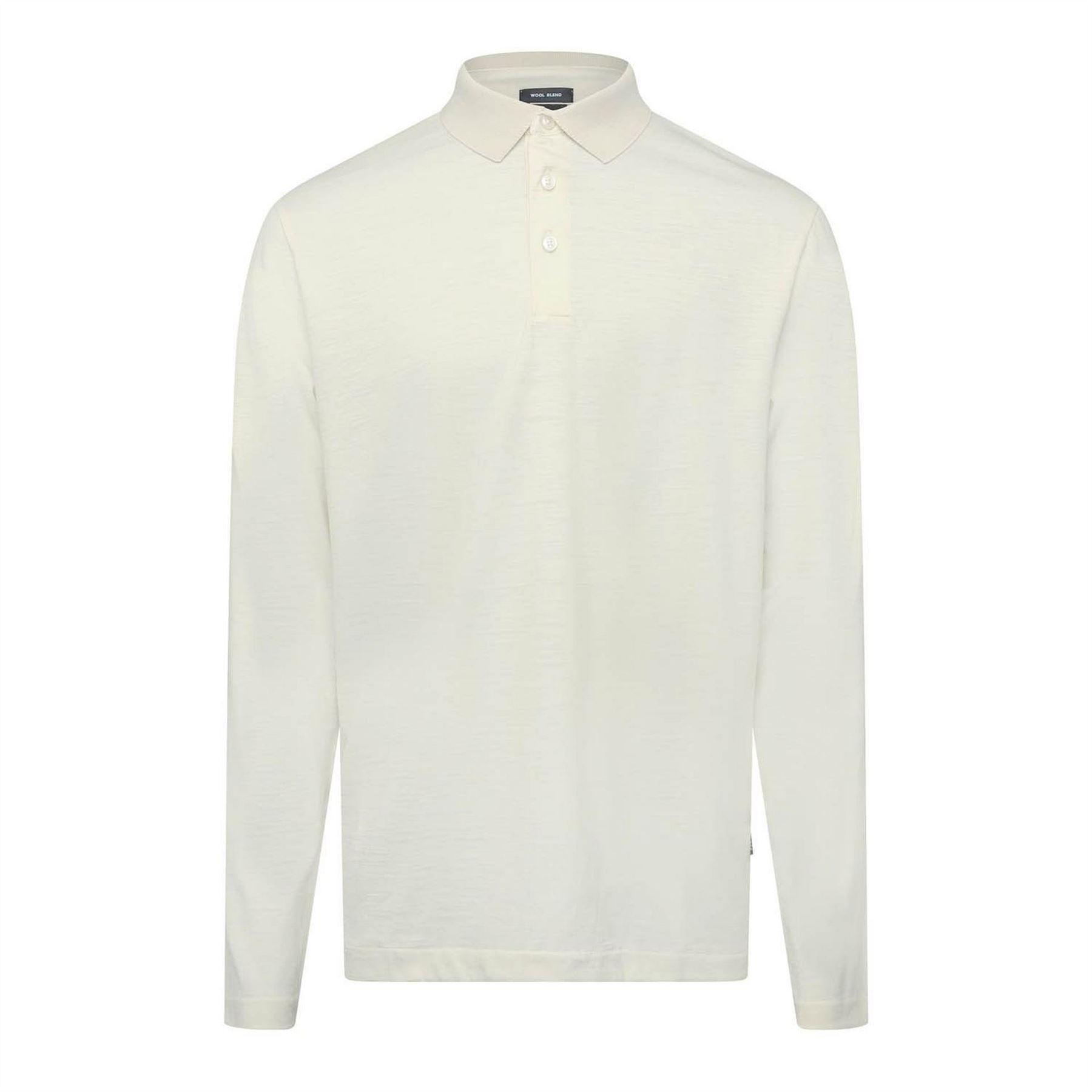 Boss Mens Pado 110 Long-Sleeved Polo Shirt