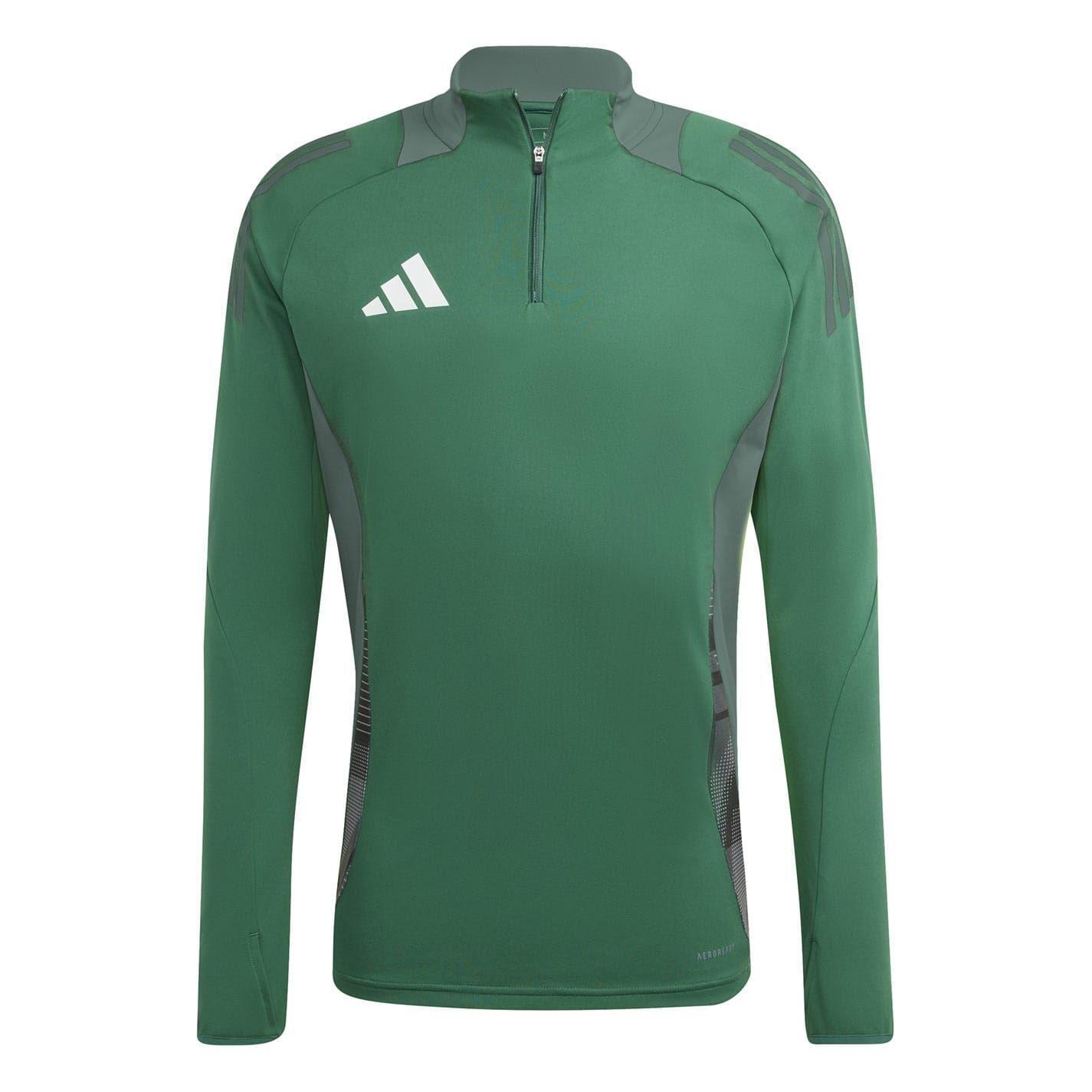 Adidas Mens Half Zip Long-Sleeved Jersey