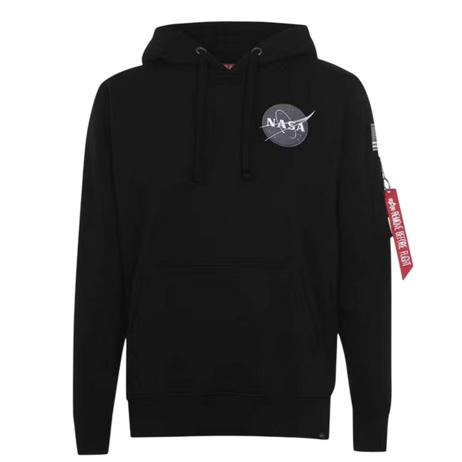 NASA Mens Space Shuttle Cotton Blend Hoodie