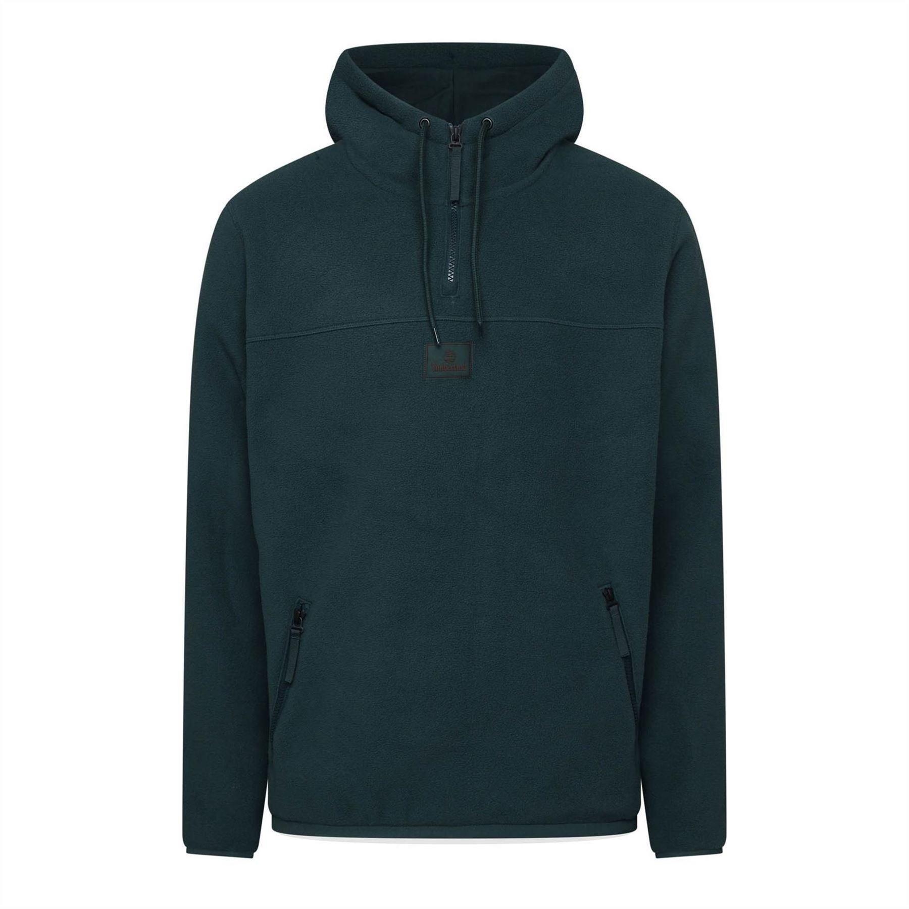 Timberland Mens Polar Fleece Kangaroo Pocket Hoodie