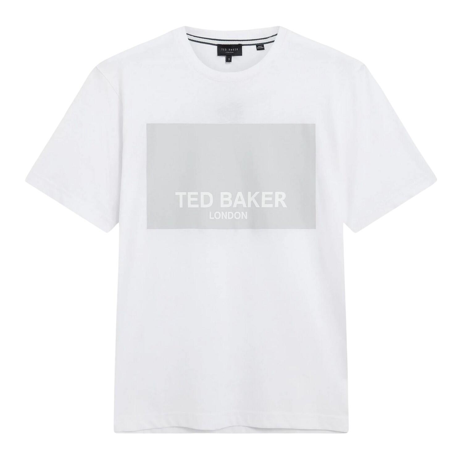 Ted Baker Mens Box Logo Regular T-Shirt