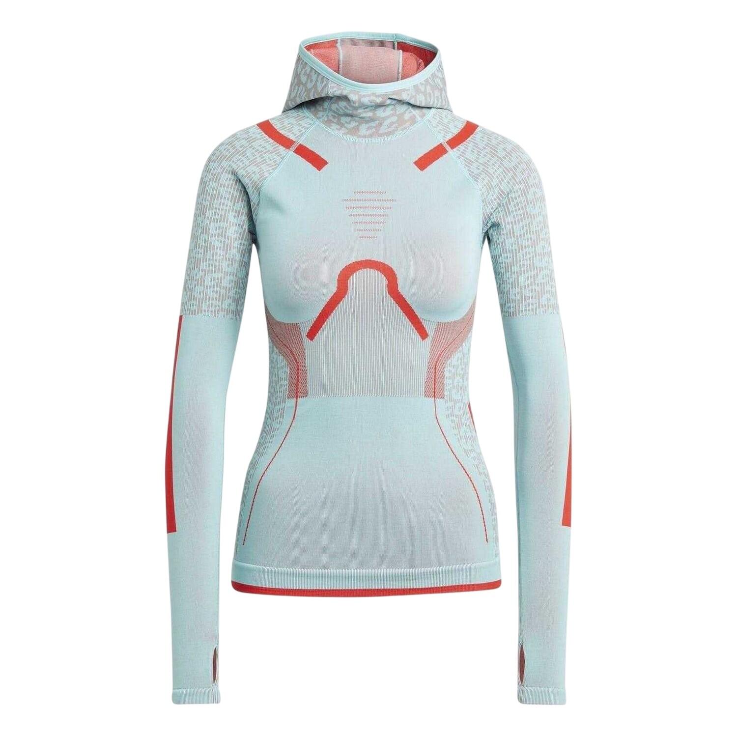 Adidas Womens/Ladies Tech Geometric Technical Funnel Neck Raglan Hoodie