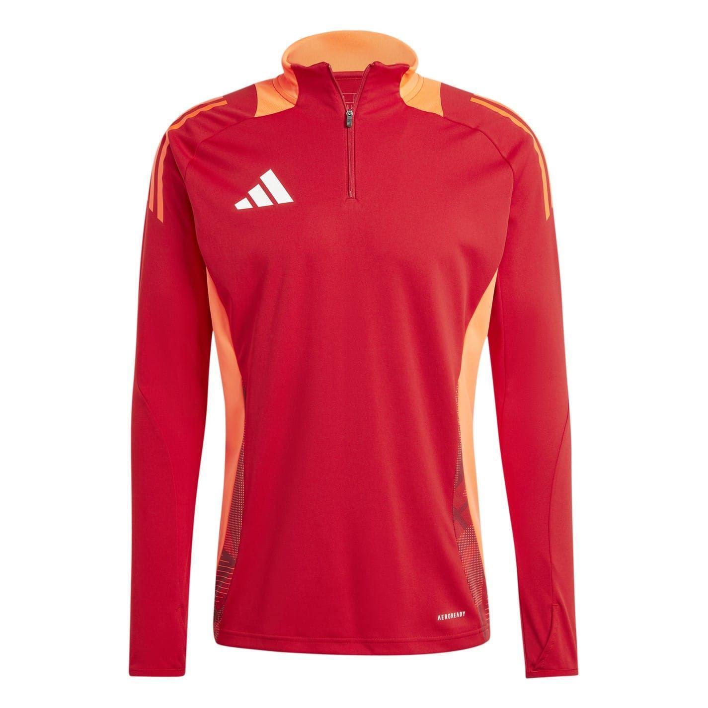 Adidas Mens Half Zip Long-Sleeved Jersey