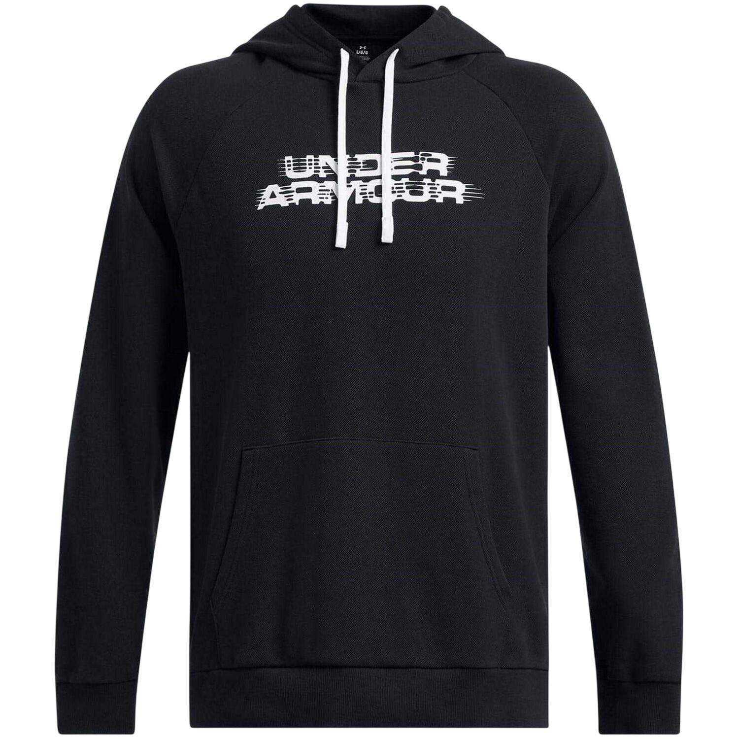 Under Armour Mens Rival Raglan Drawstring Hoodie