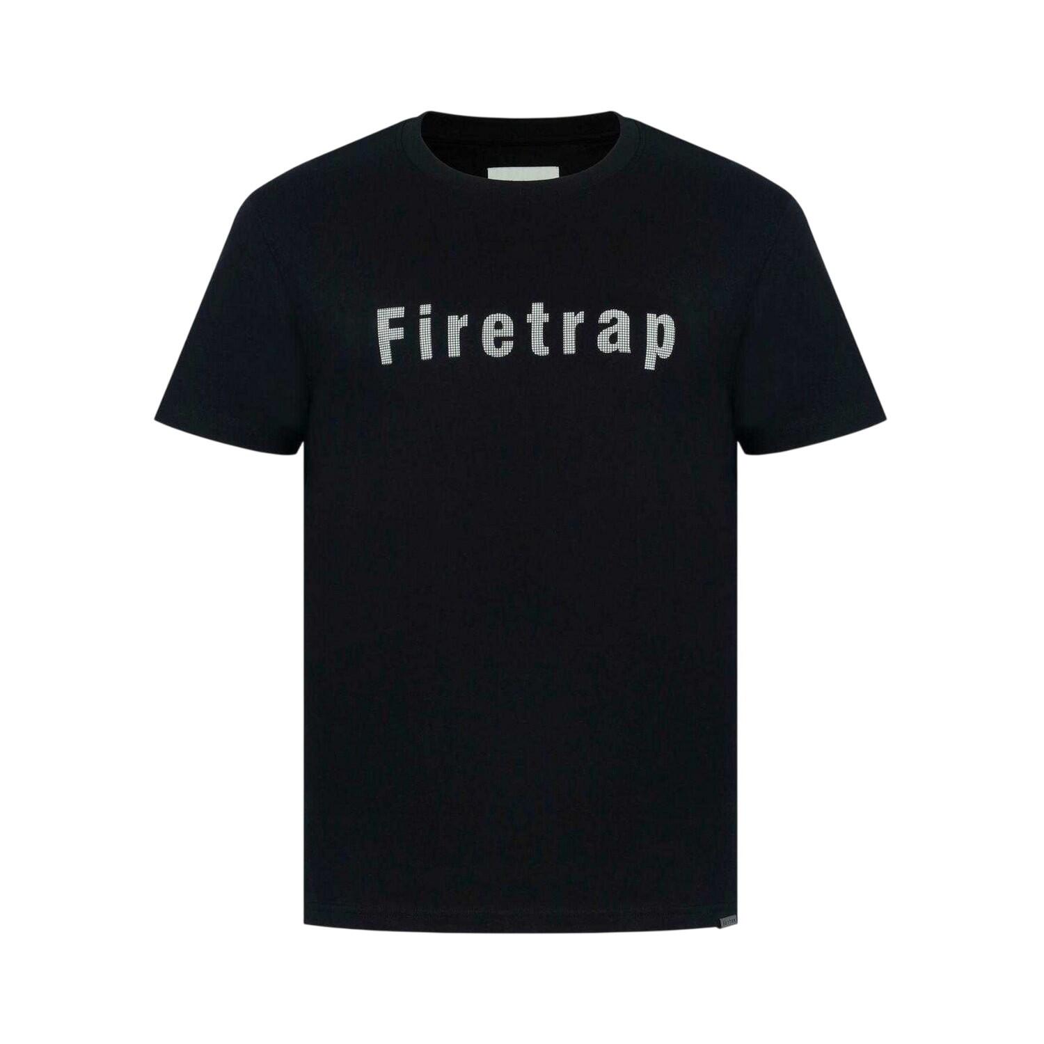 Firetrap Mens Logo Cotton T-Shirt
