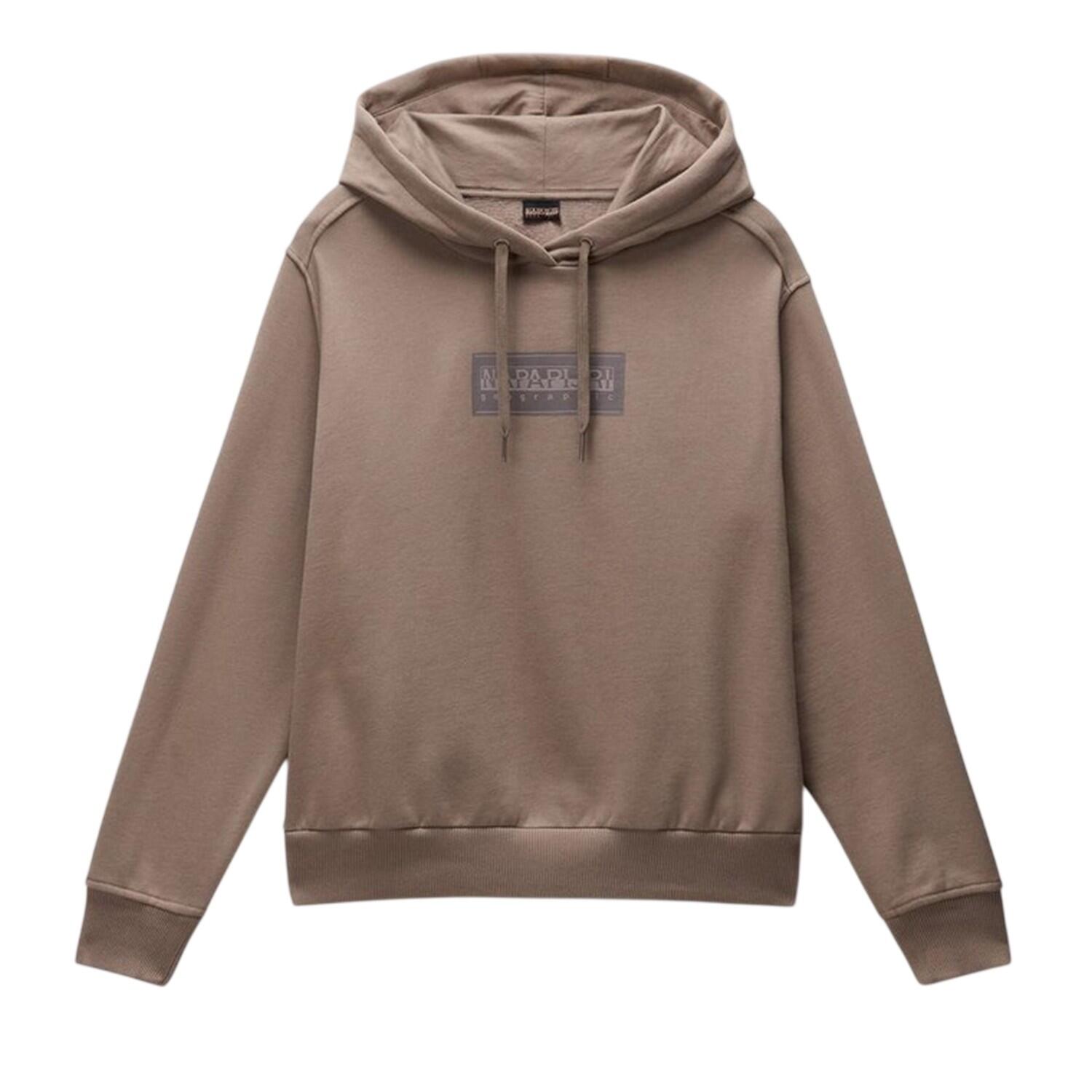 Napapijri Womens/Ladies Box Logo Cotton Blend Hoodie
