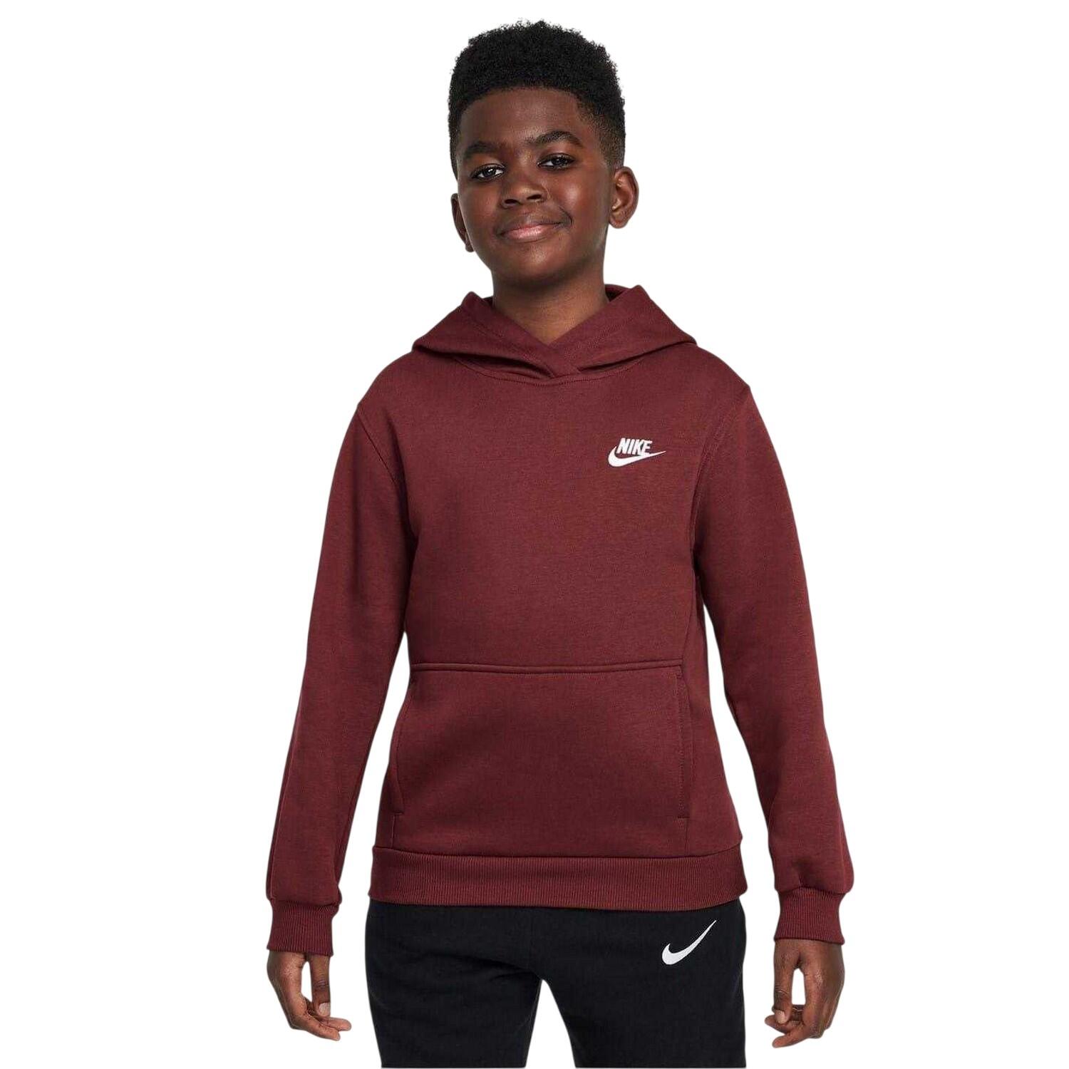 Nike Boys Club Long-Sleeved Pullover Hoodie