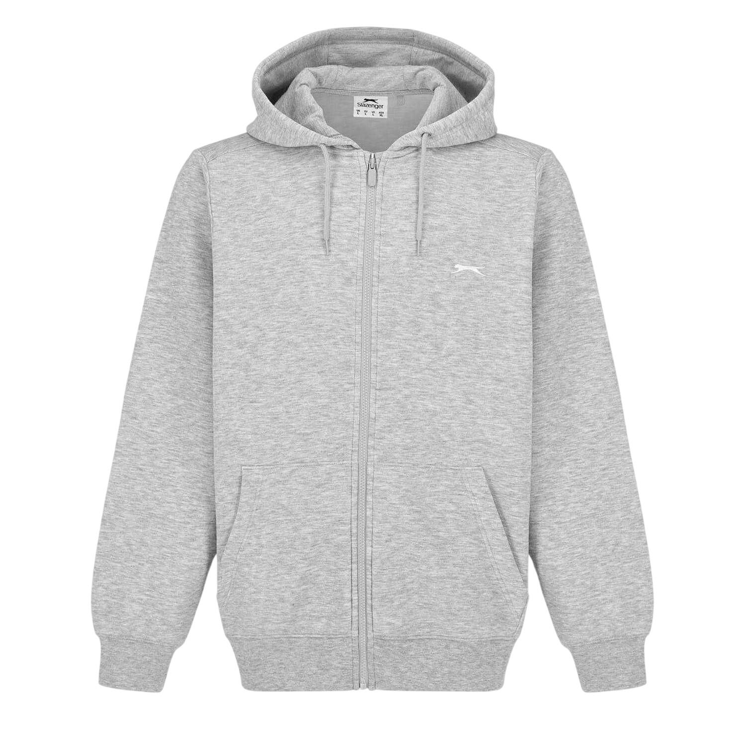 Slazenger Mens Polycotton Full Zip Hoodie
