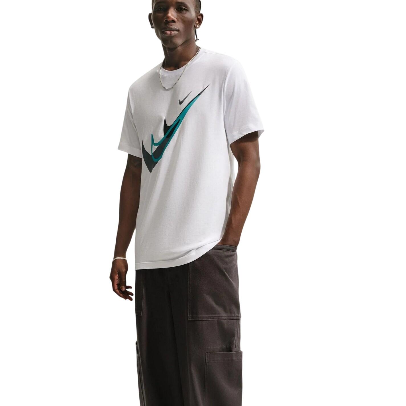 Nike Mens Swoosh Graphic Print T-Shirt