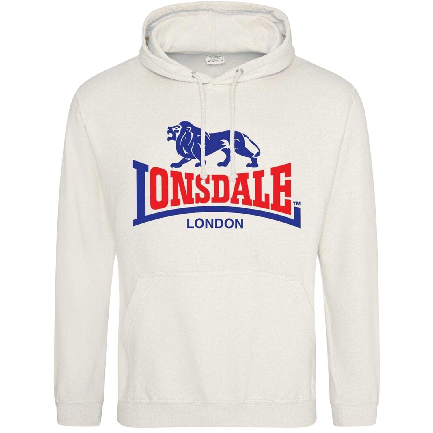 Lonsdale Mens Logo Pullover Hoodie
