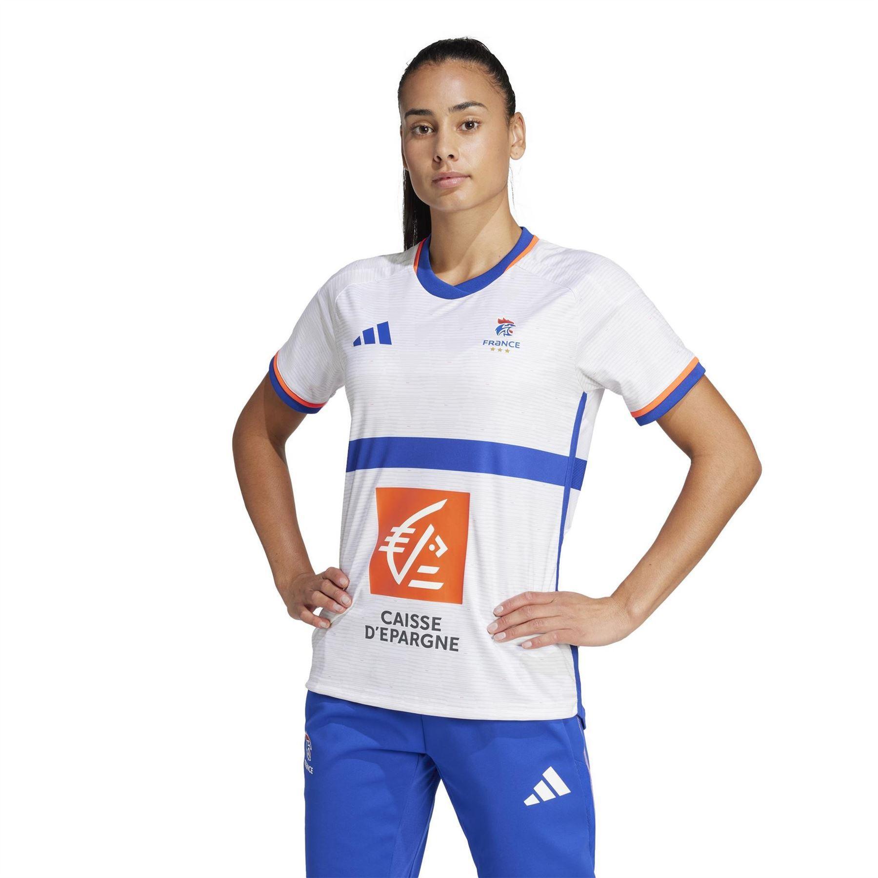 Adidas Womens/Ladies France FFR Handball Jersey