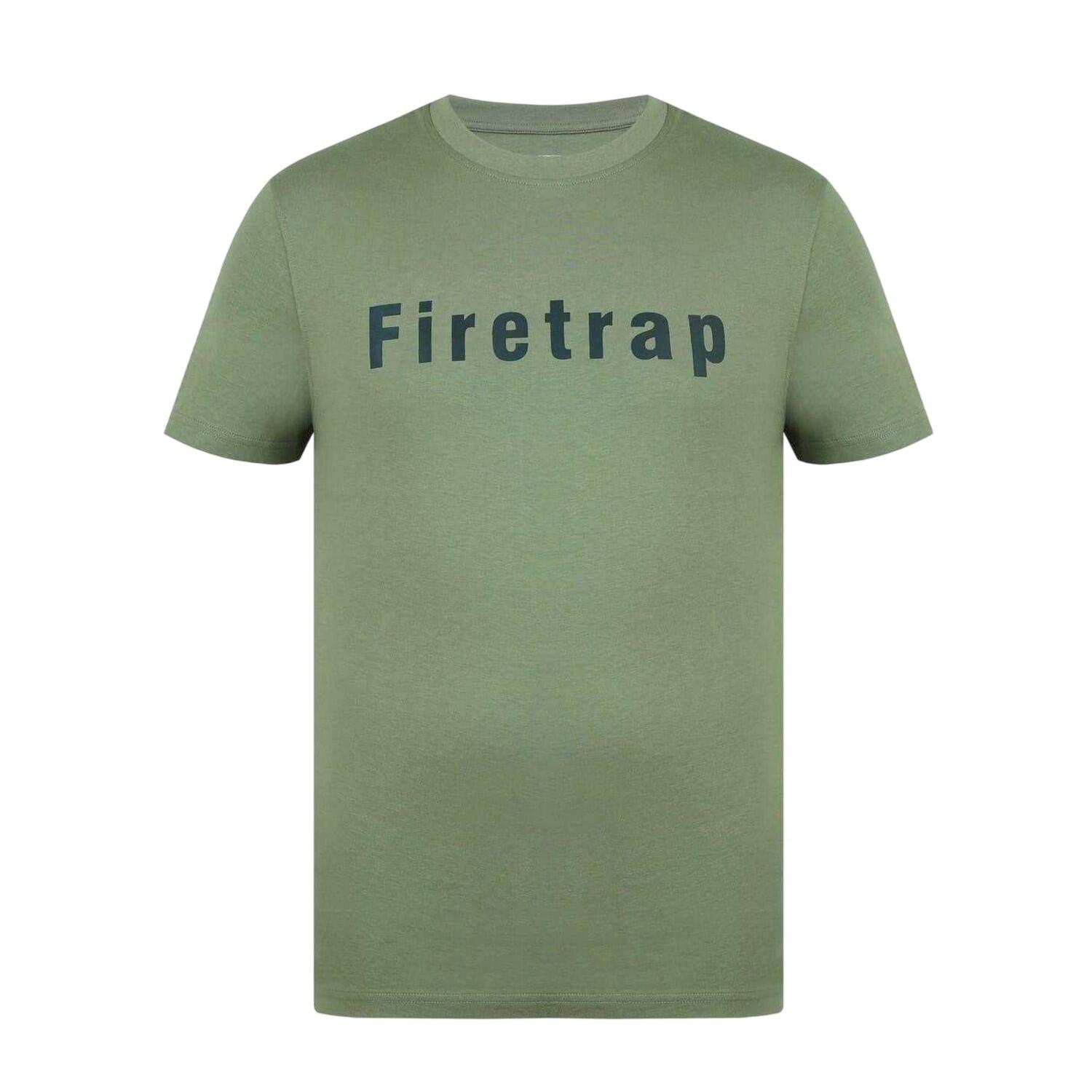 Firetrap Mens Logo Cotton T-Shirt