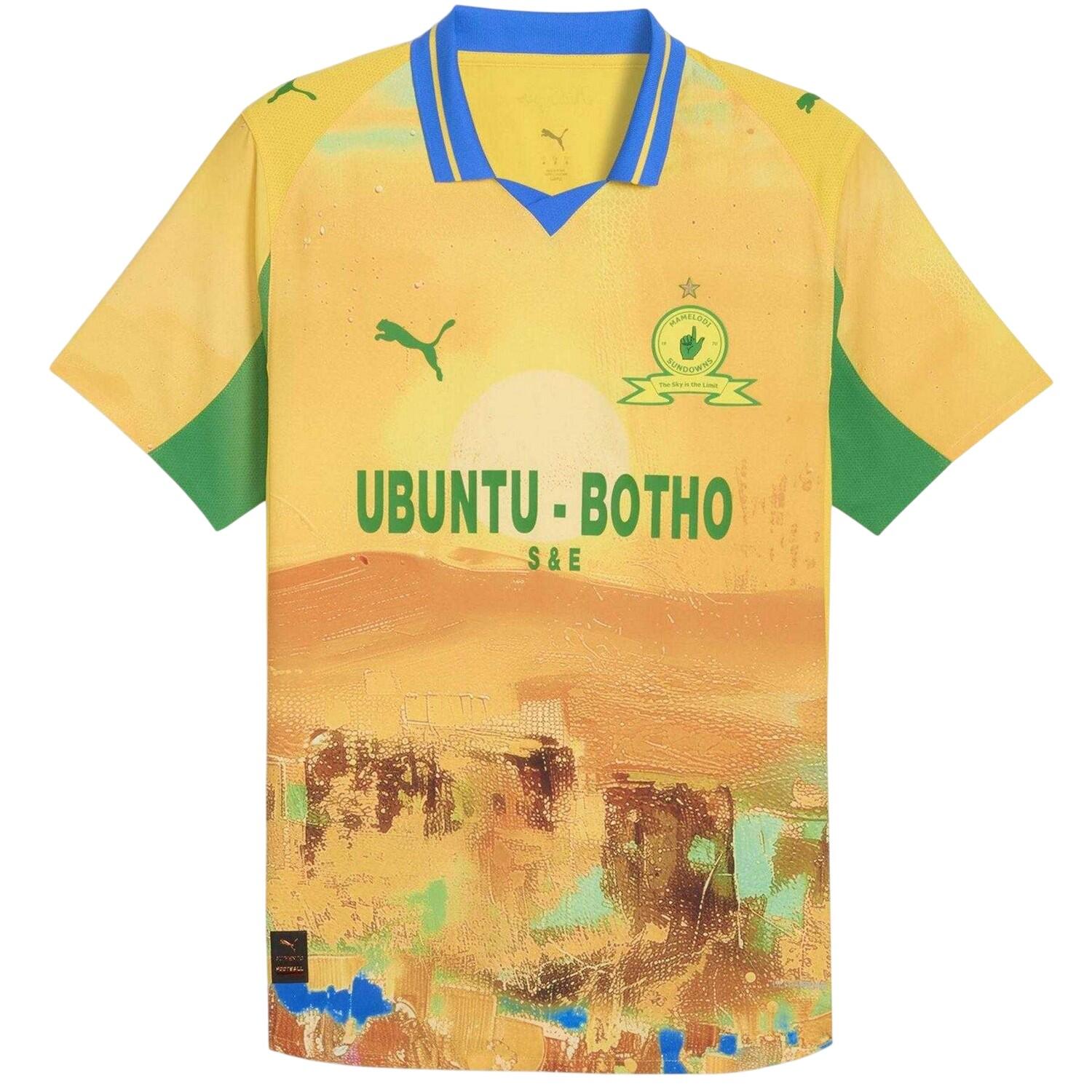 Puma Mens KidsSuper Mamelodi Sundowns FC Home Shirt