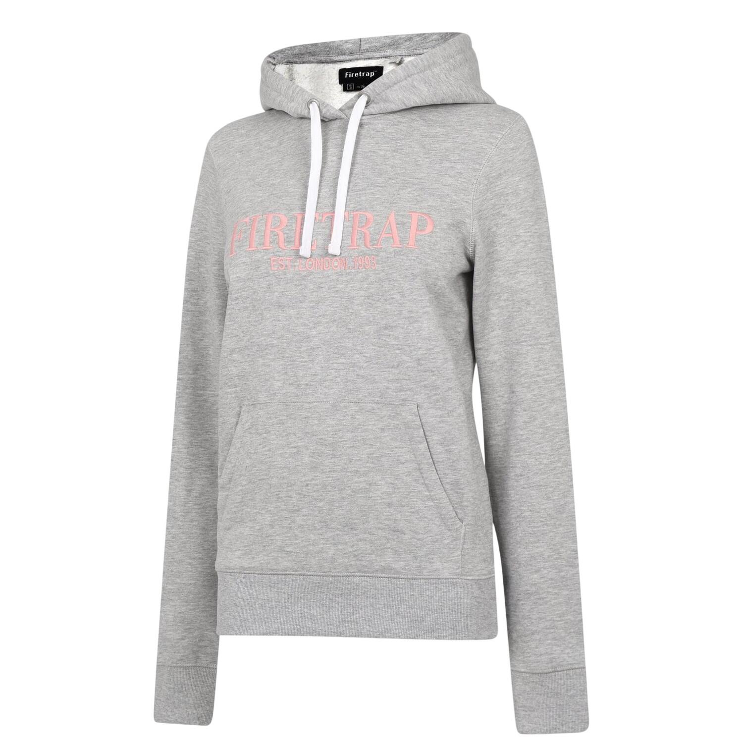 Firetrap Womens/Ladies Large Logo Hoodie