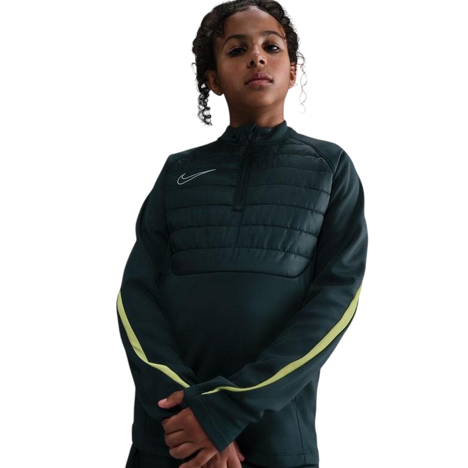 Nike Childrens/Kids Swoosh Raglan Long-Sleeved Drill Top