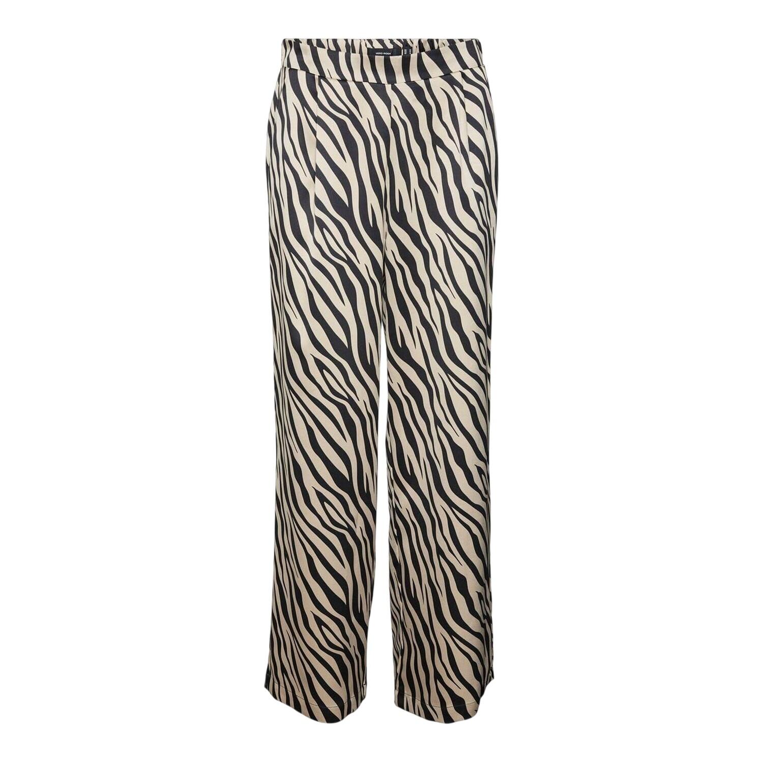 Vero Moda Womens/Ladies Lisa Zebra Print Wide Leg Trousers