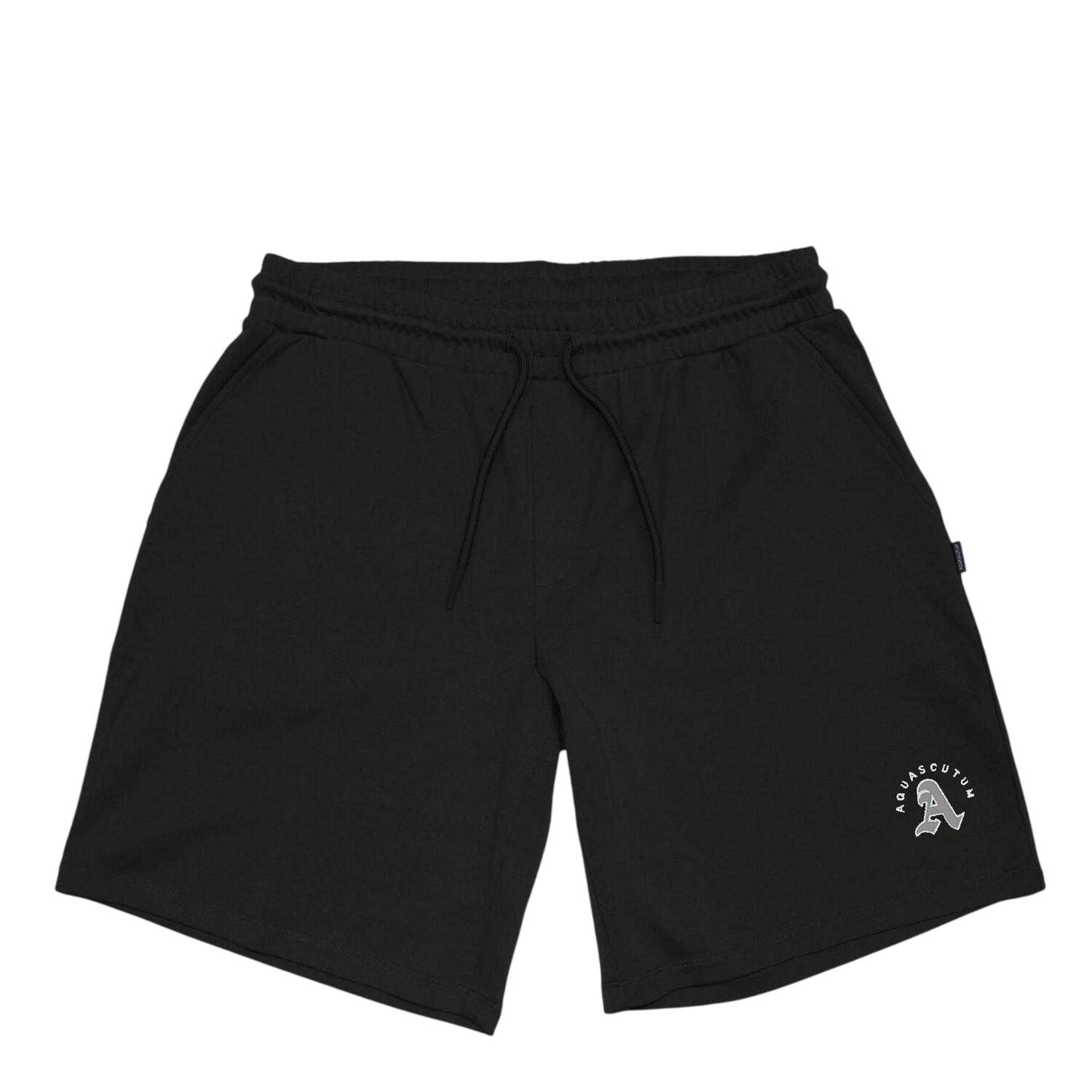Aquascutum Mens Classic Logo Drawstring Waist Sweat Shorts