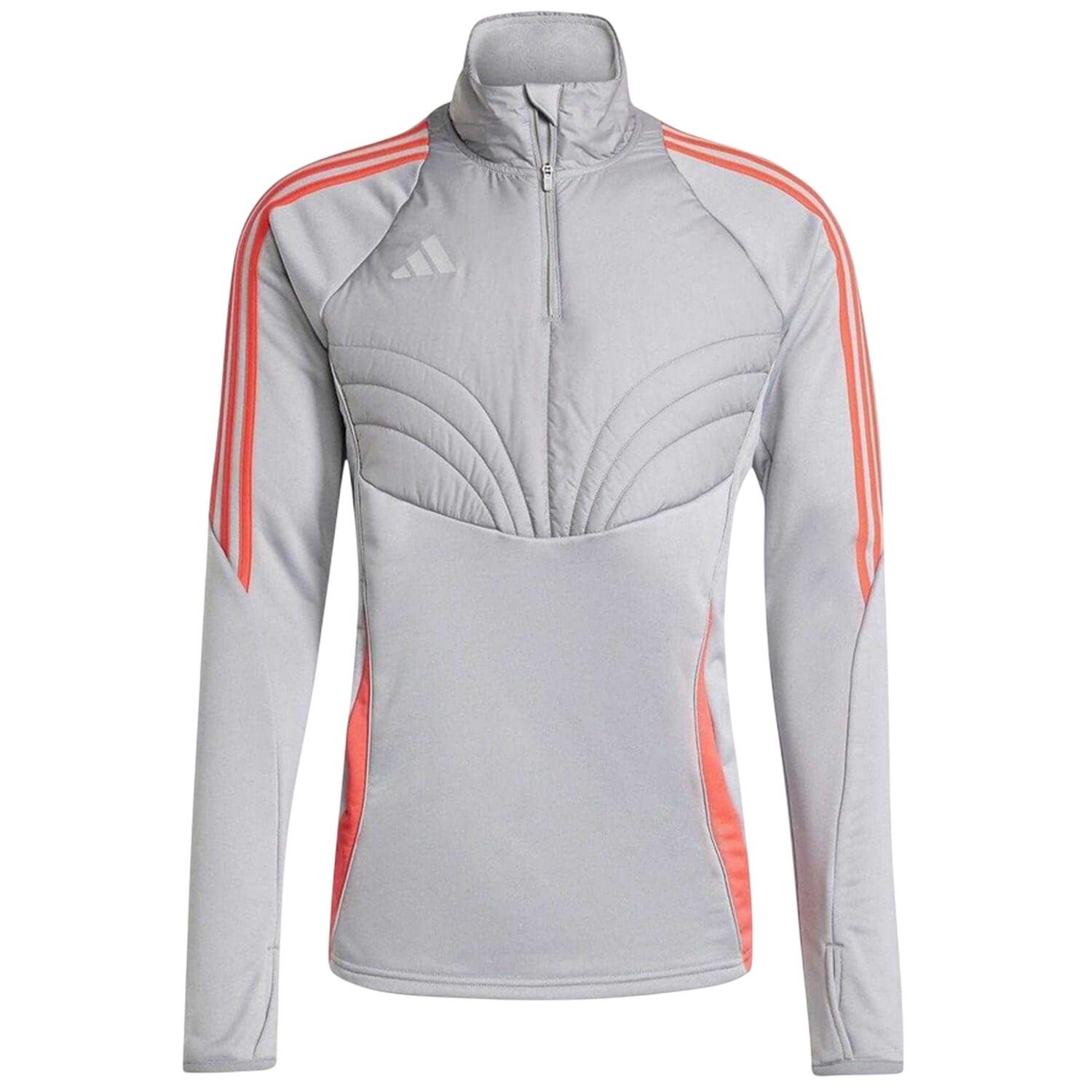 Adidas Mens Tiro 24 Winterized Logo Quarter Zip Top
