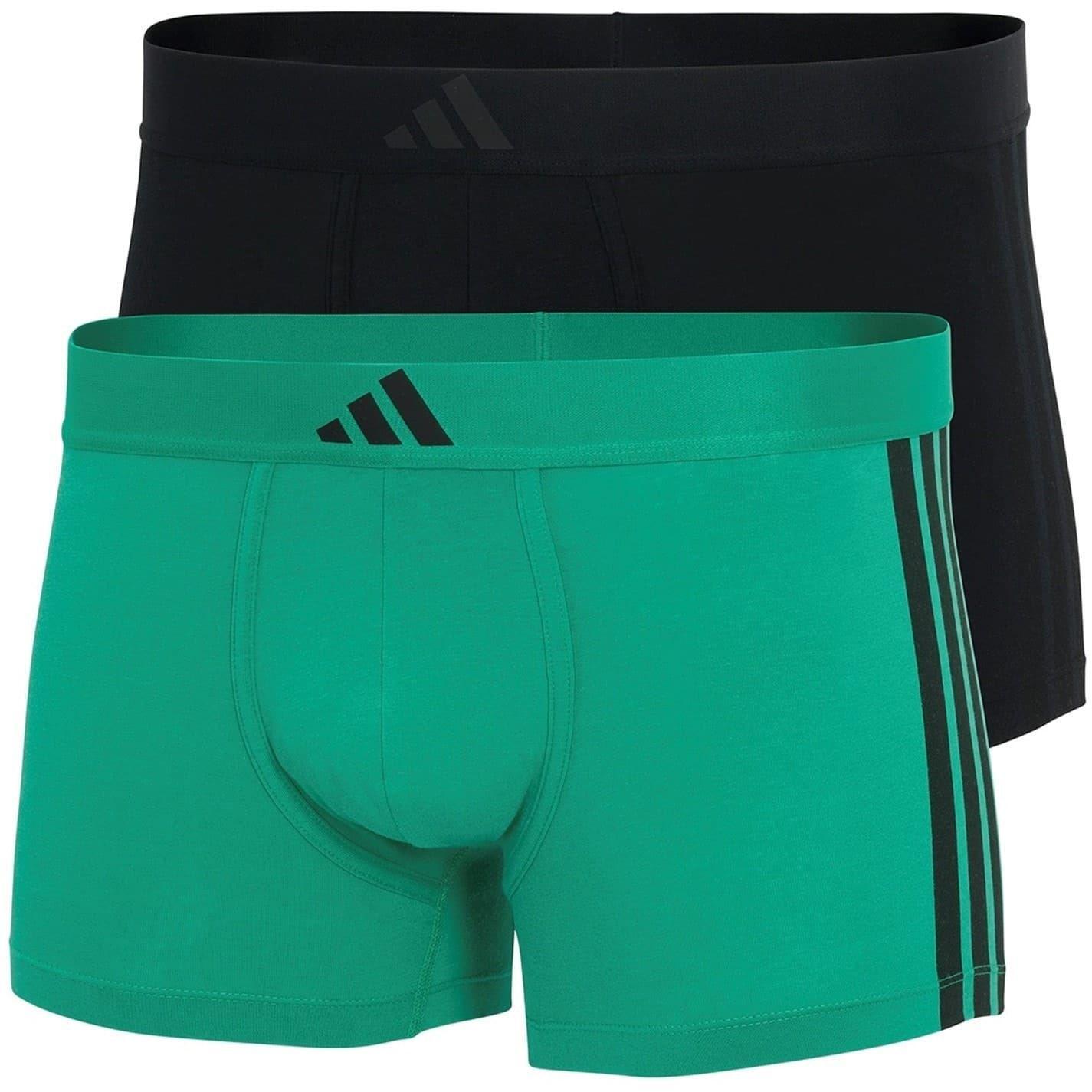 Adidas Mens Active Flex Cotton Boxer Briefs (Pack of 2)