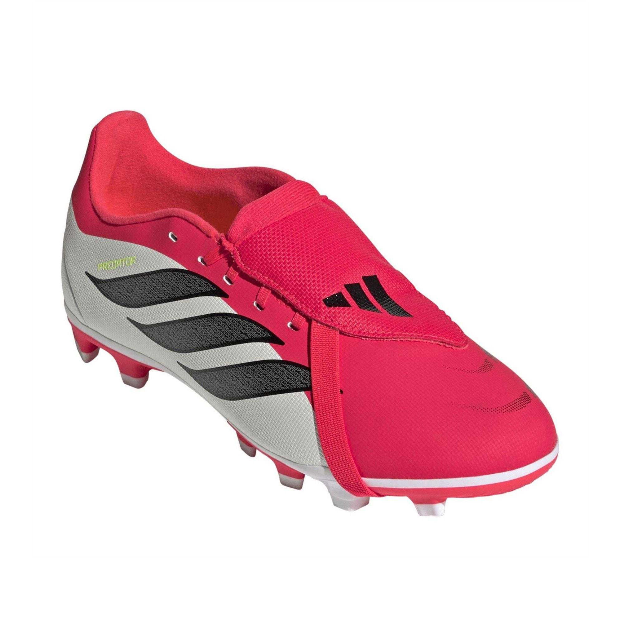 Adidas Womens/Ladies Predator Club Fold Over Firm Ground Football Boots