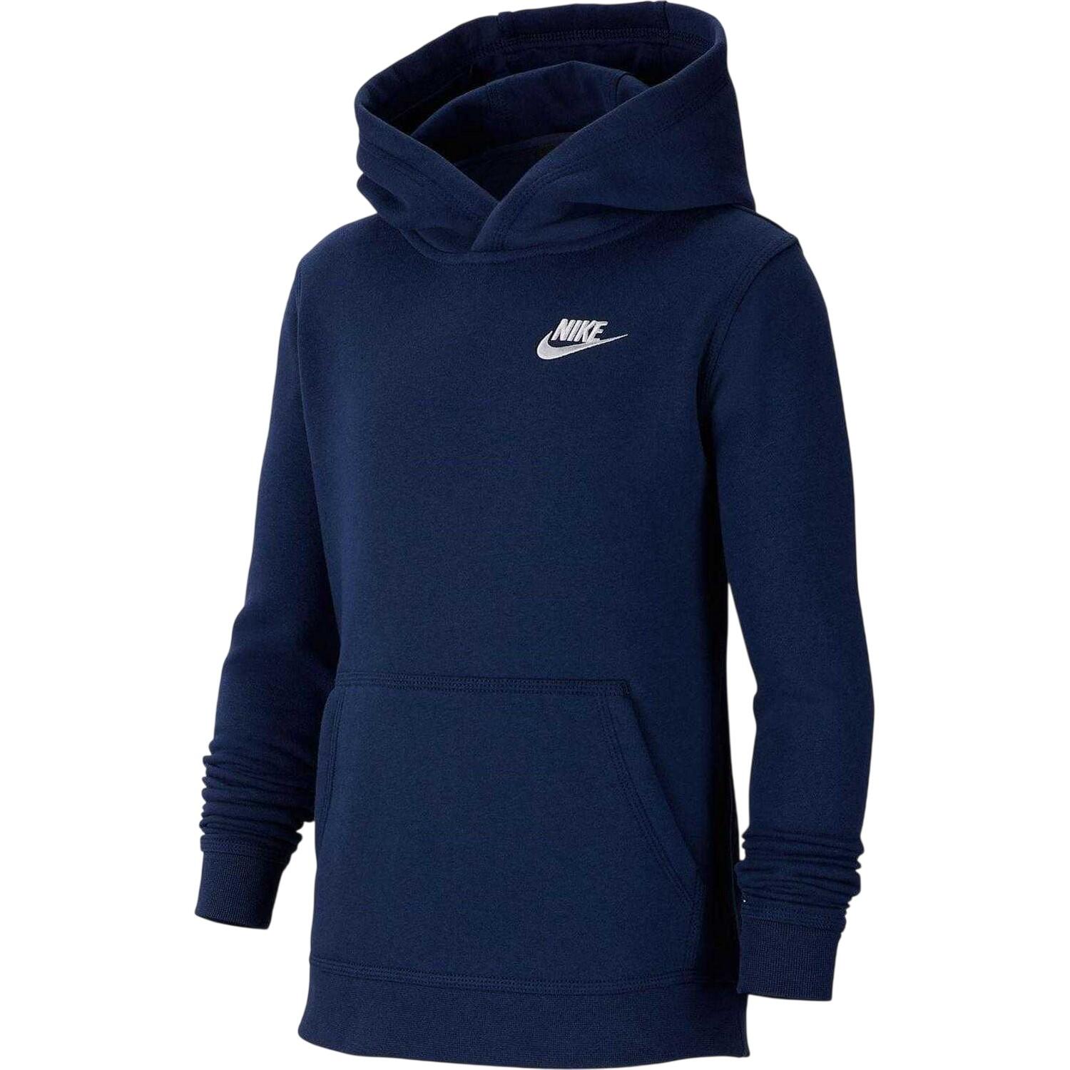 Nike Boys Club Long-Sleeved Pullover Hoodie