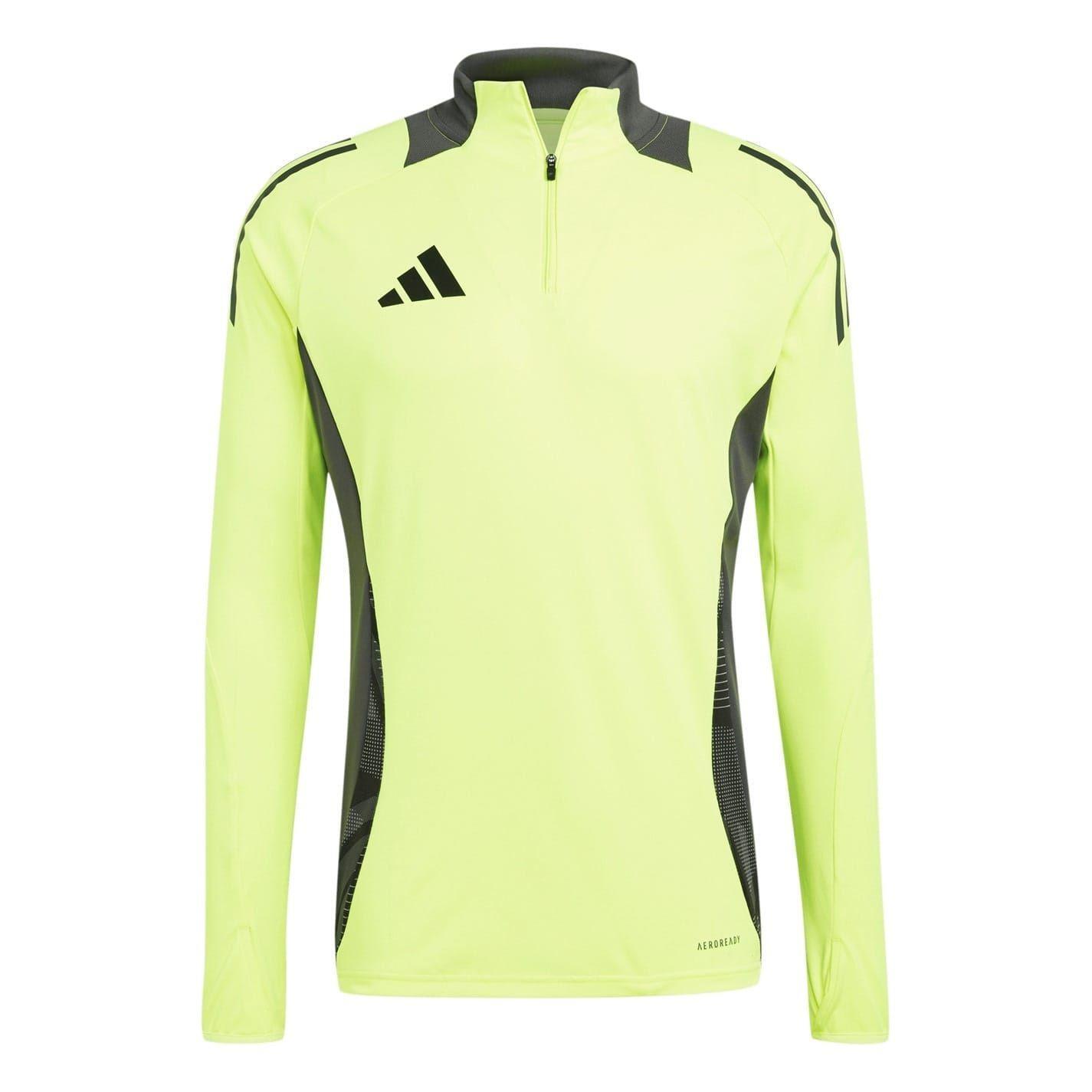 Adidas Mens Half Zip Long-Sleeved Jersey