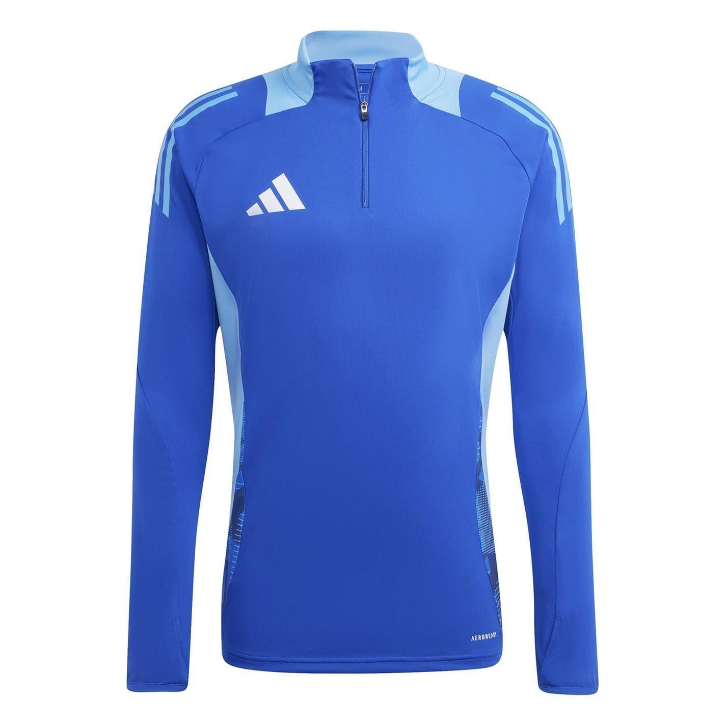Adidas Mens Half Zip Long-Sleeved Jersey