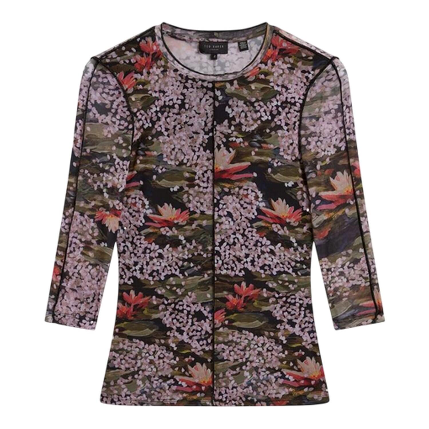 Ted Baker Womens/Ladies Printed Mesh Slim T-Shirt