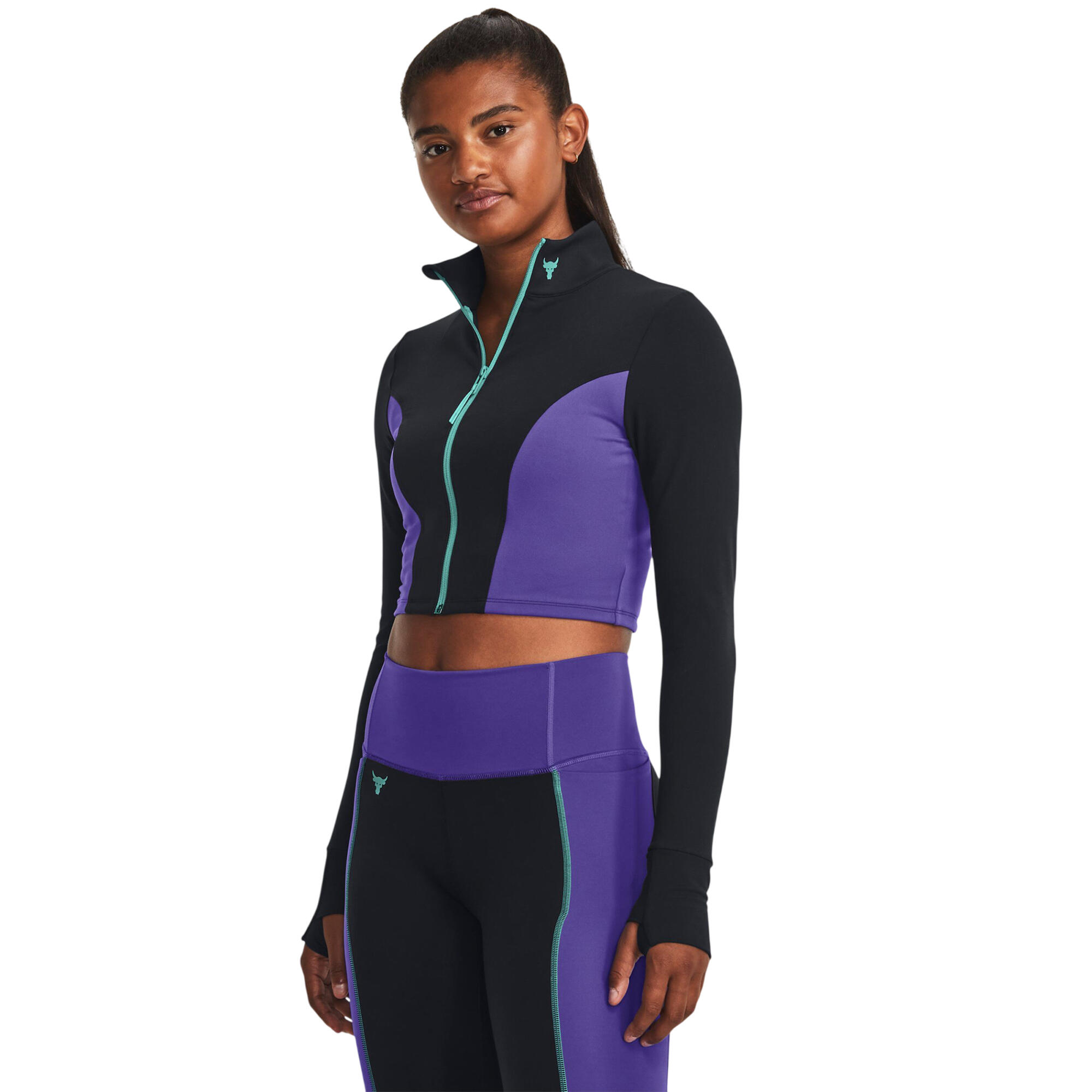 Under Armour Womens/Ladies Project Rock Cropped Gym Jacket