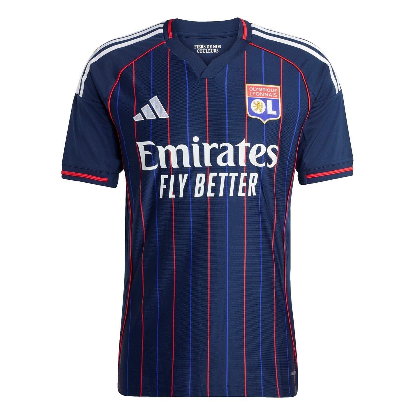 Adidas Mens 2025/2026 Olympique Lyonnais Away Shirt