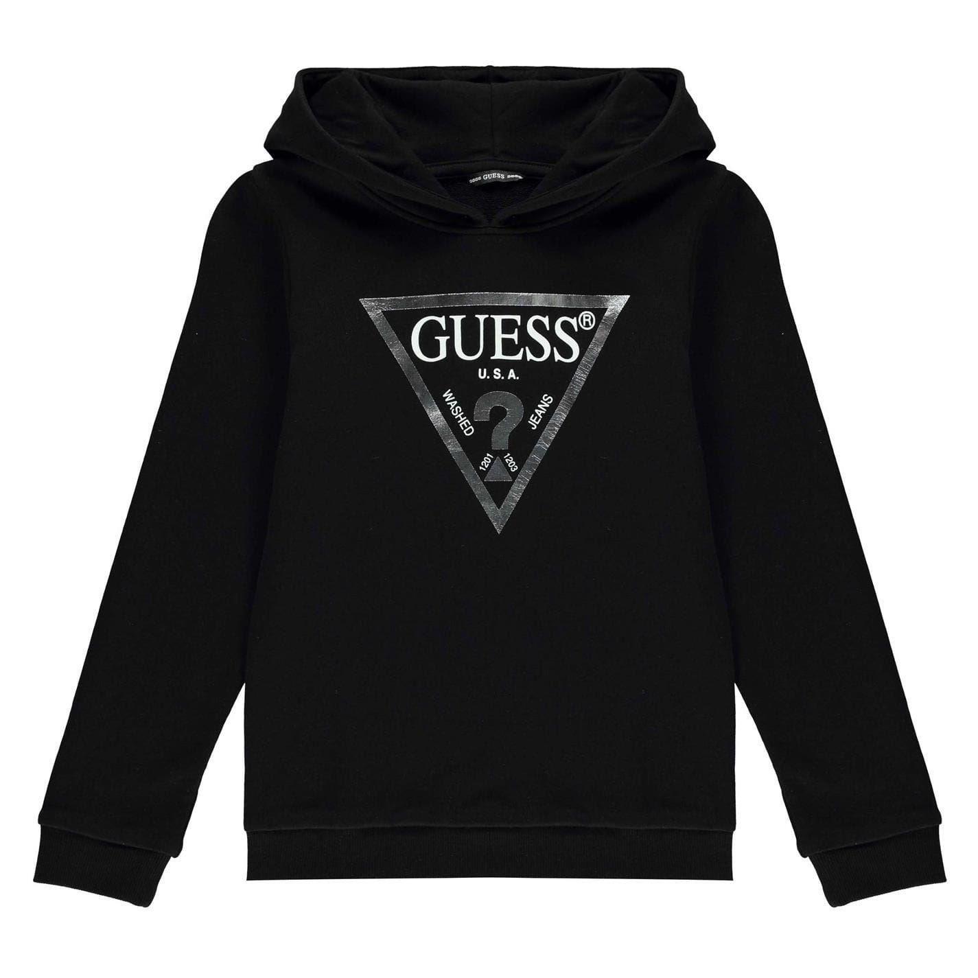 Guess Childrens/Kids Logo Cotton Hoodie