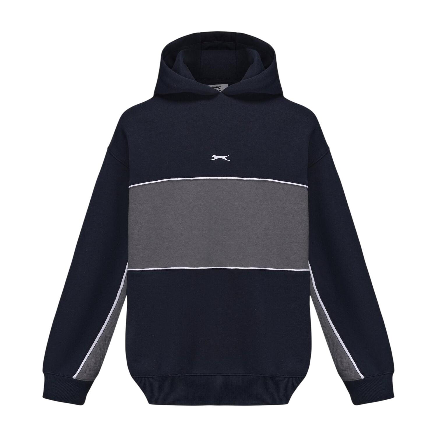 Slazenger Mens Colour Block Drawstring Hoodie