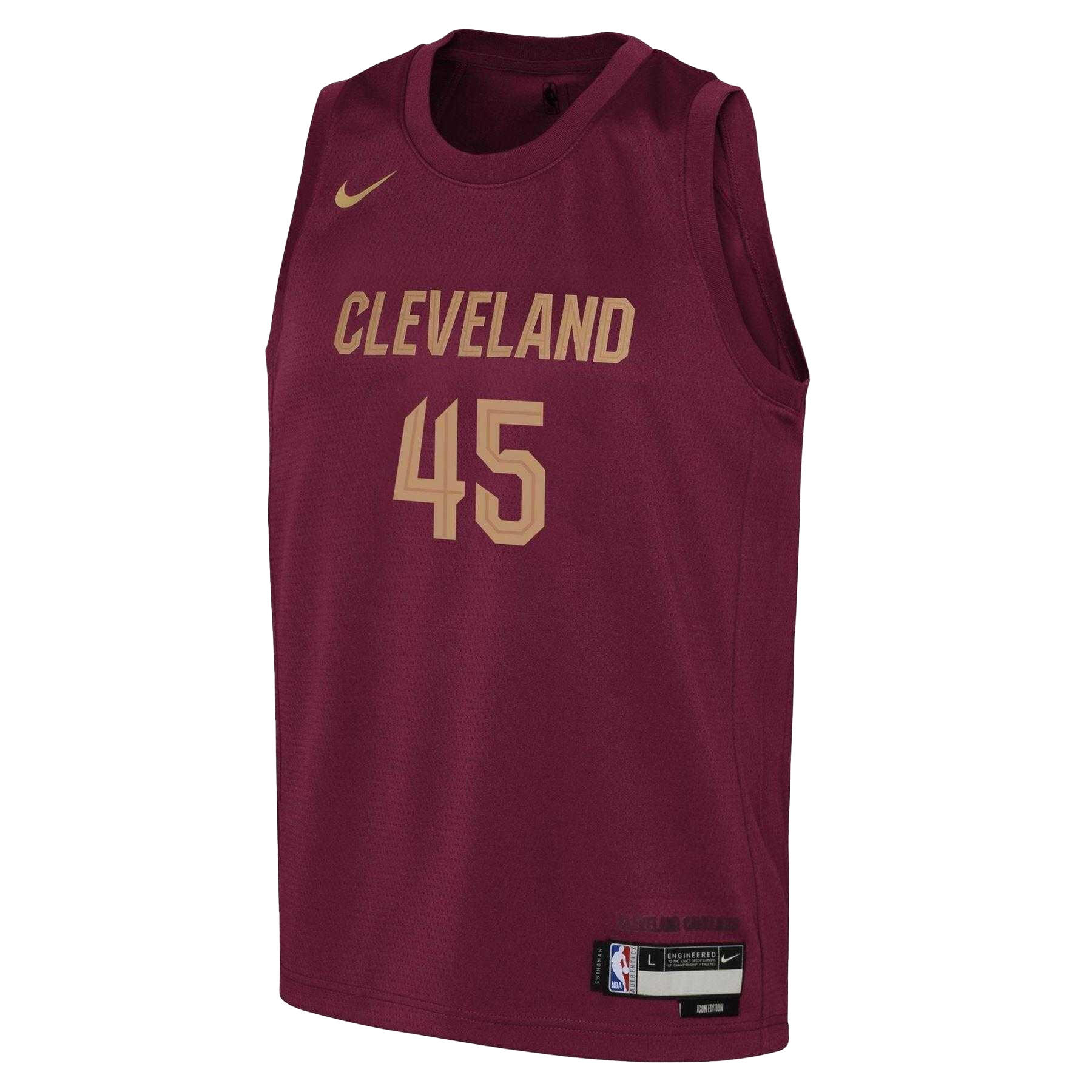 Nike Childrens/Kids Mitchell Cleveland Cavaliers Basketball Jersey