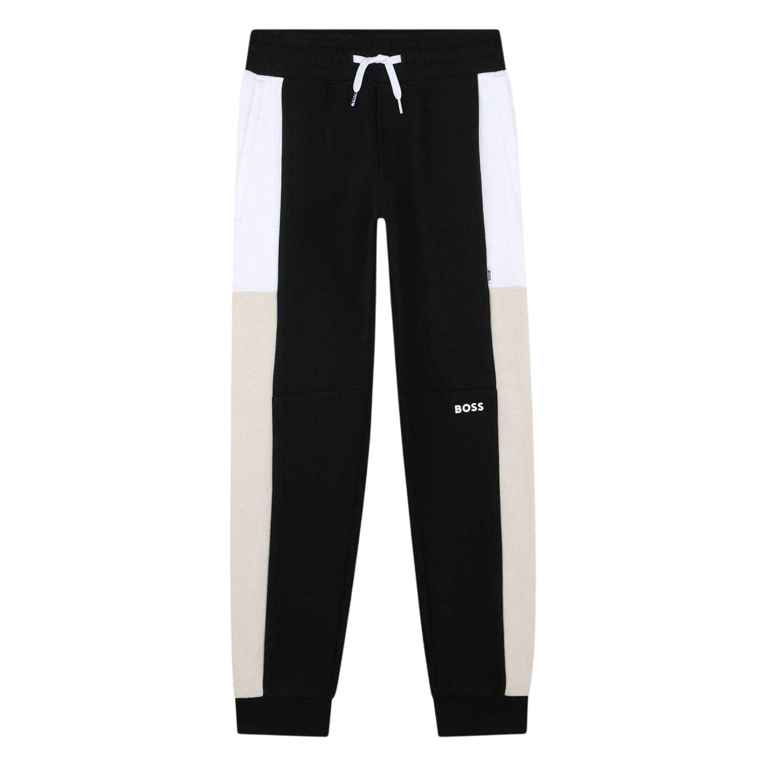 Boss Childrens/Kids Colour Block Jogging Bottoms