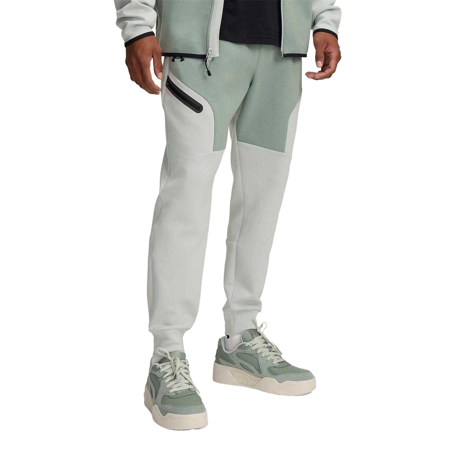 Under Armour Mens Unstoppable Fleece Zip Pocket Joggers