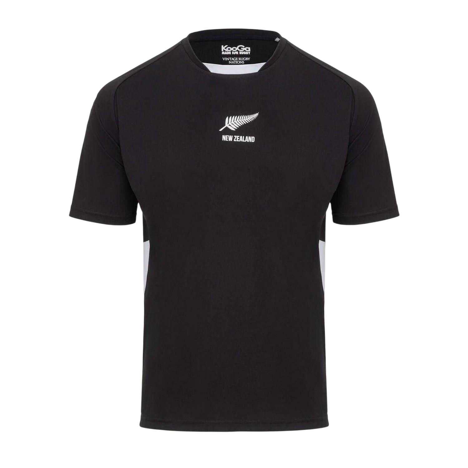 KooGa Mens New Zealand Rugby Crew Neck Regular T-Shirt