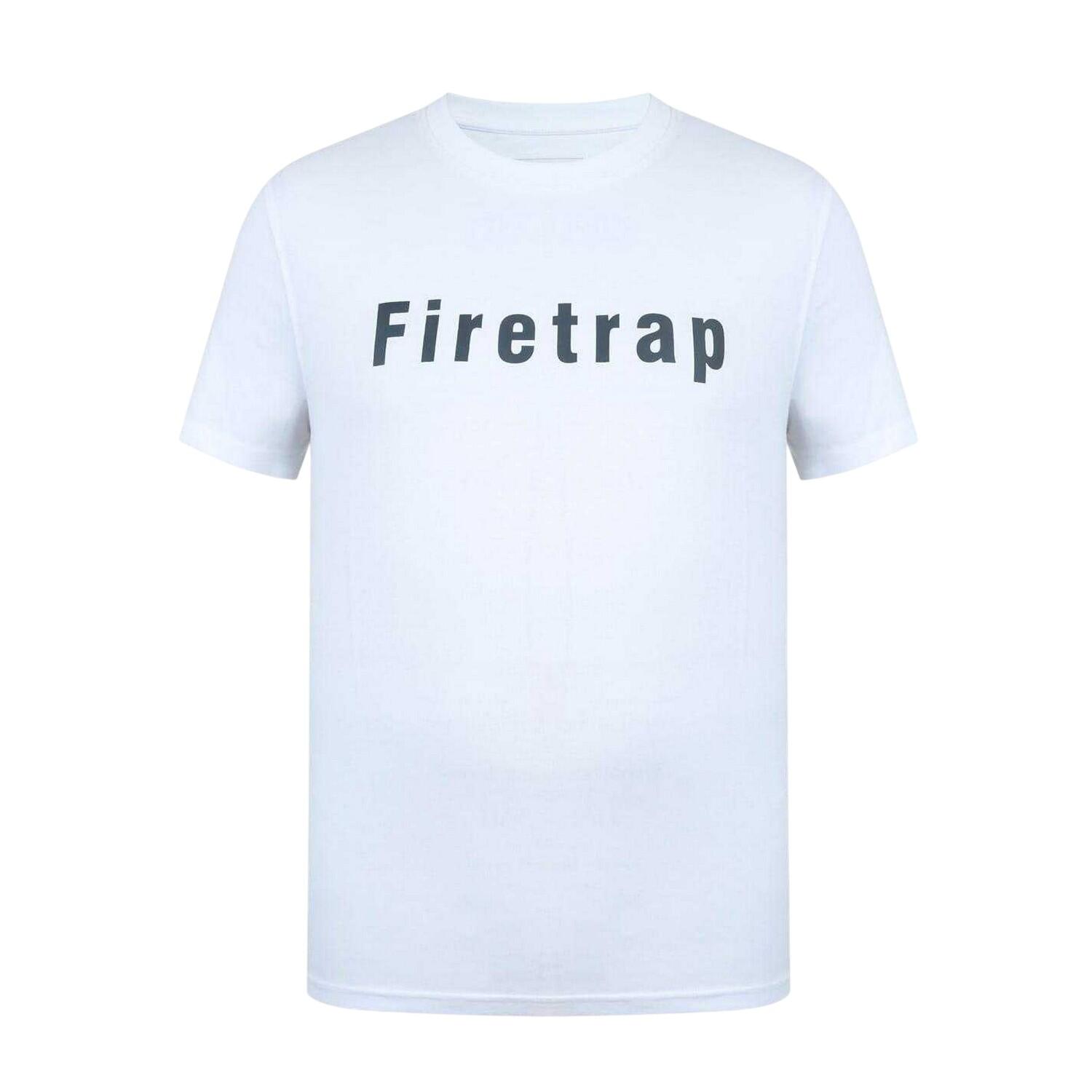 Firetrap Mens Logo Cotton T-Shirt